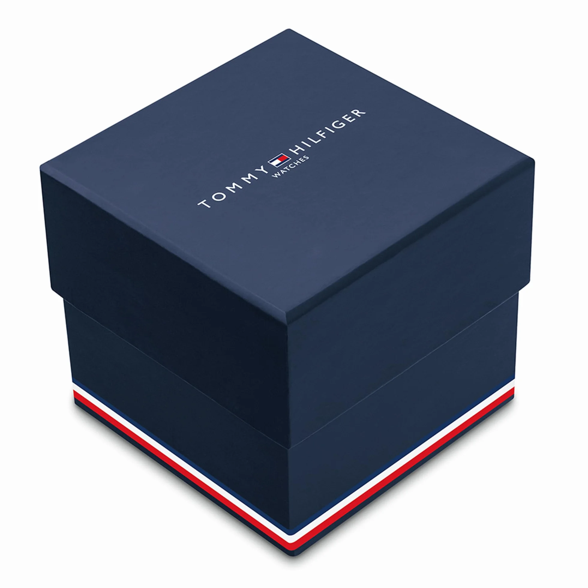 Tommy Hilfiger Reloj Cuarzo Tres Manecillas Jóvenes Correa Acero Inoxidable Silicona Plateado Azul Rosa Negro