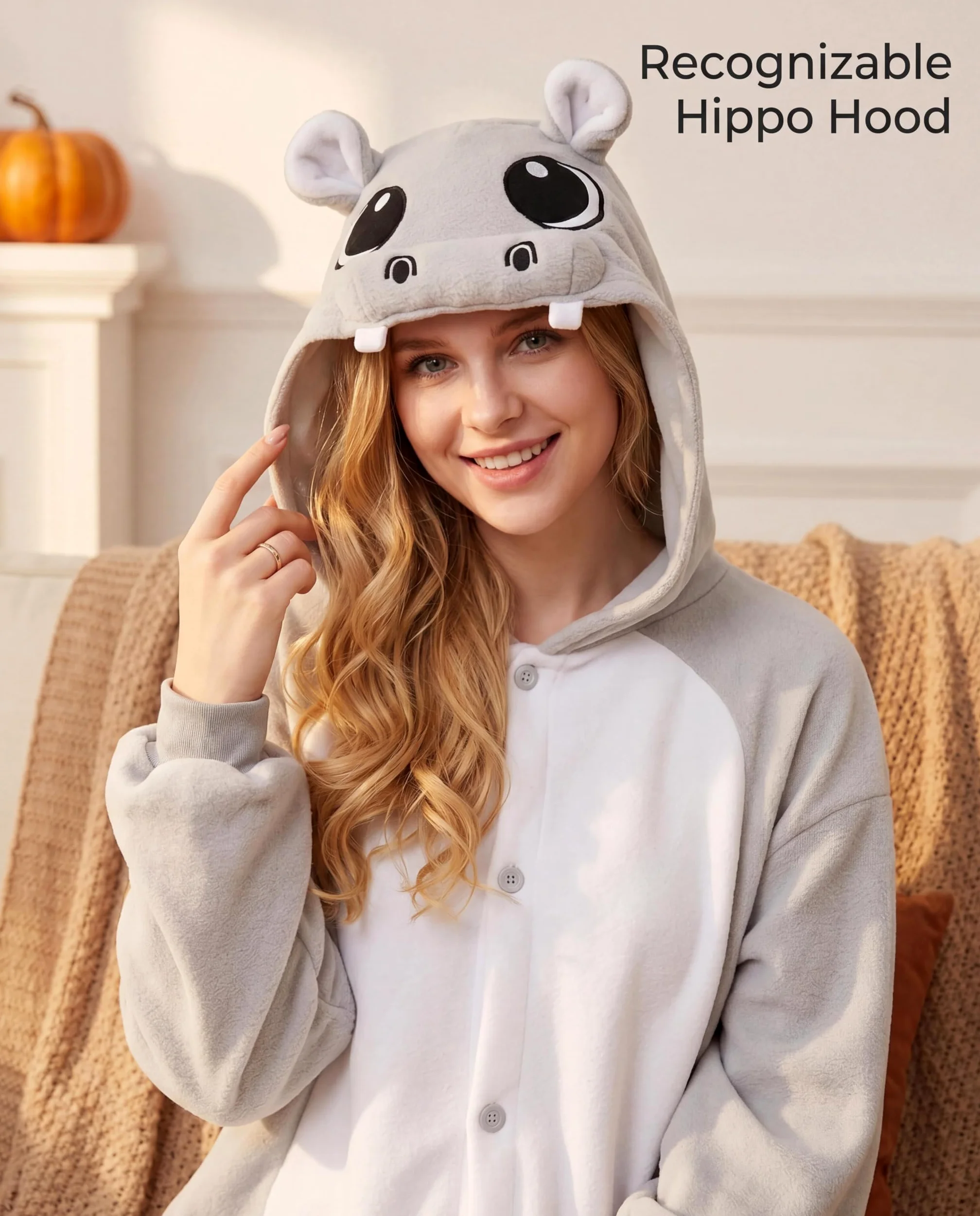 Canasour - Disfraz de panda para mujer (forro polar) - - Small