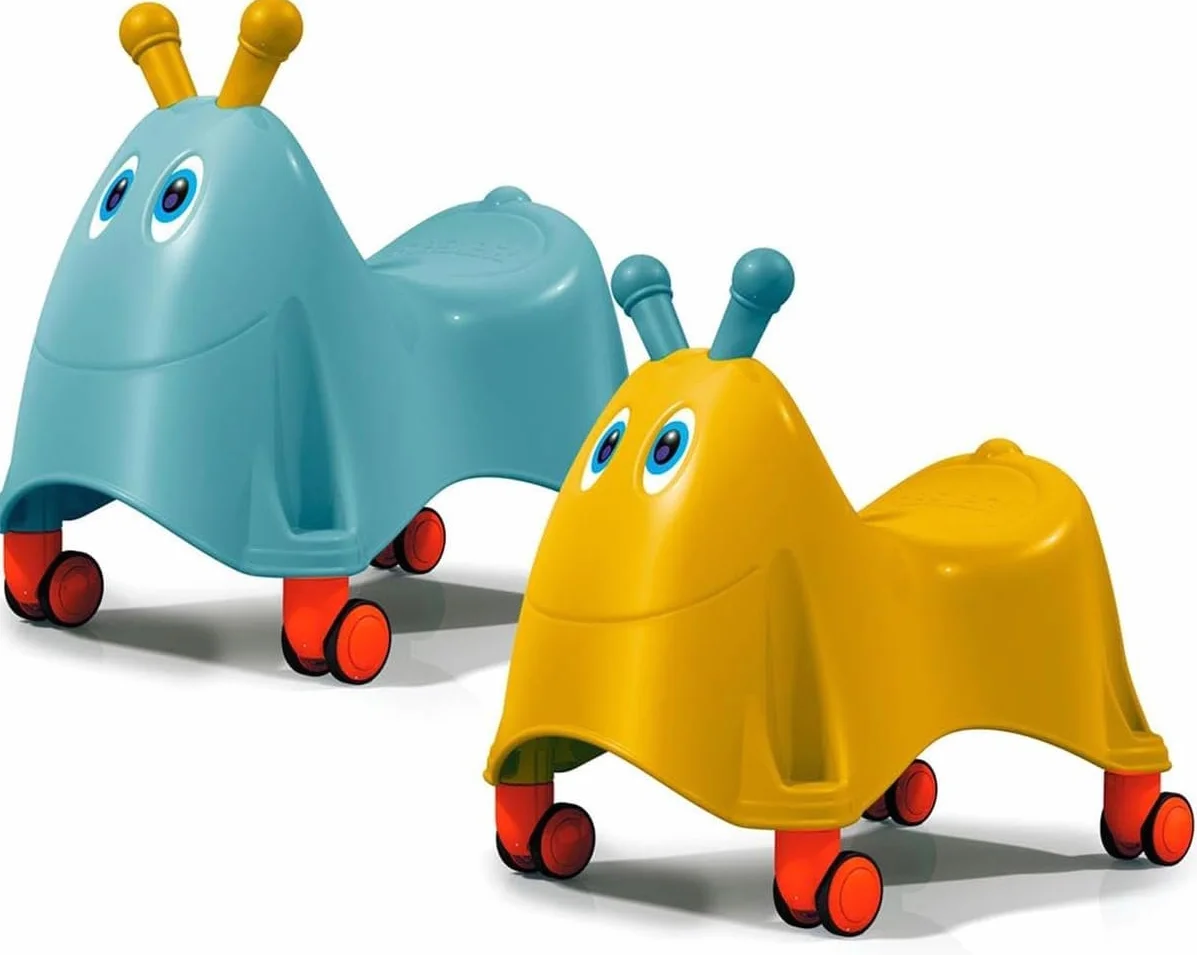 FEBER - Casual Runy, Correpasillos con Forma de Oruguita y Colores Divertidos, Estable y Seguro, Desarrollo niños y niñas a Partir de 1 año, Famosa (FED37000)