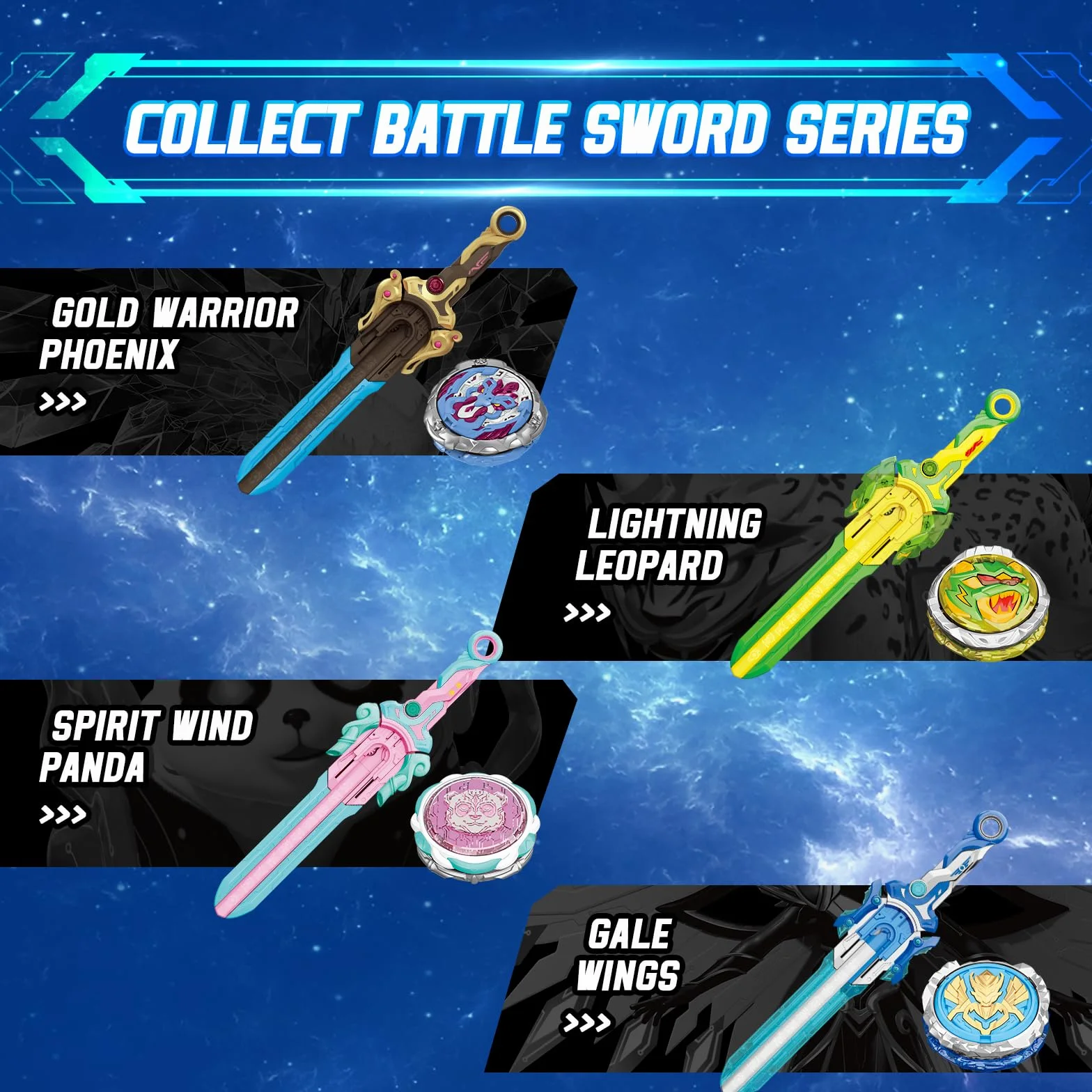 INFINITY NADO peonza Juguete de Metal Battle Tops Spinning Tops niños 5-12 años Power Pack Gale Wings