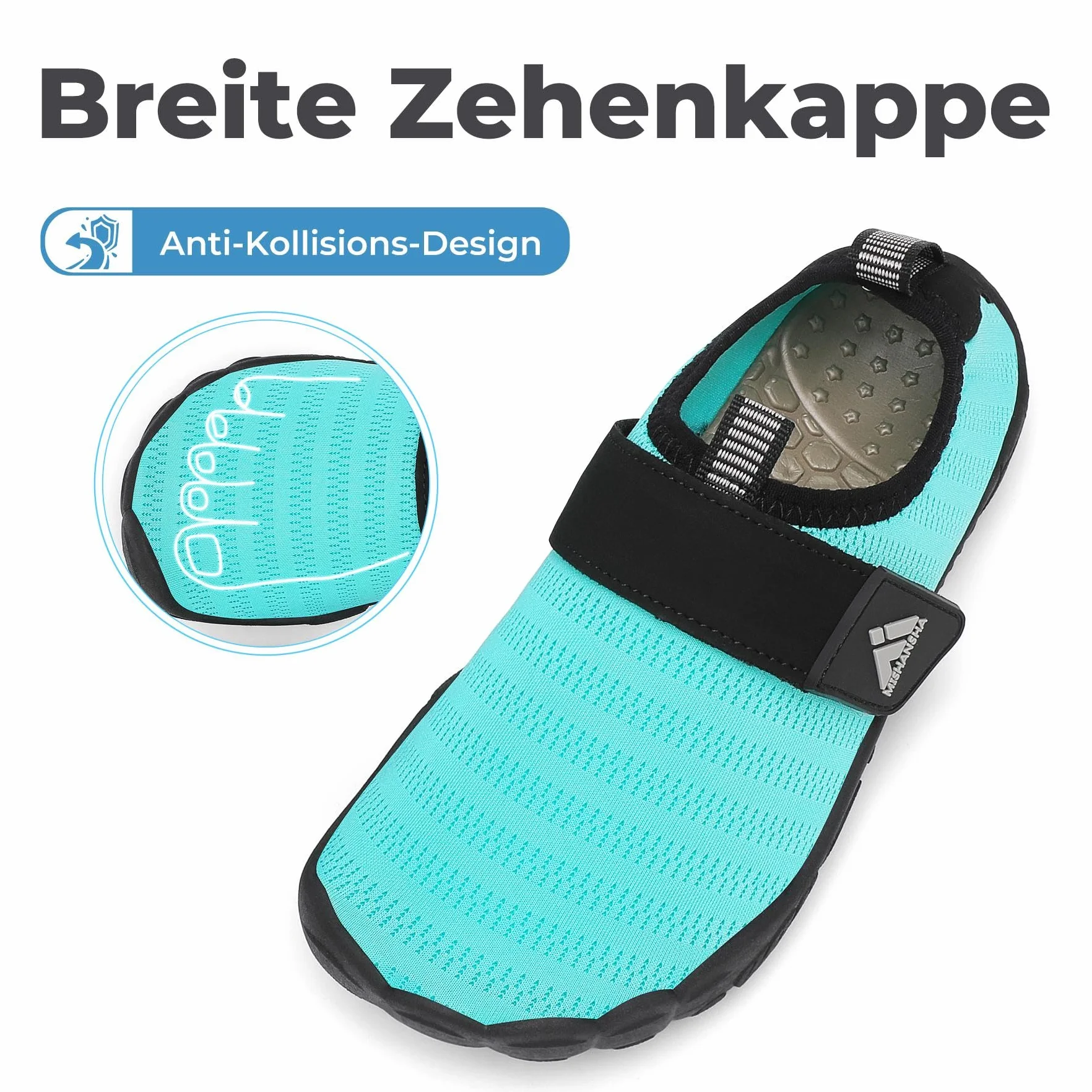 Mishansha Zapatos de Playa Niño Niña Secado Rápido Escarpines Agua Antideslizantes Talla 24-35 EU