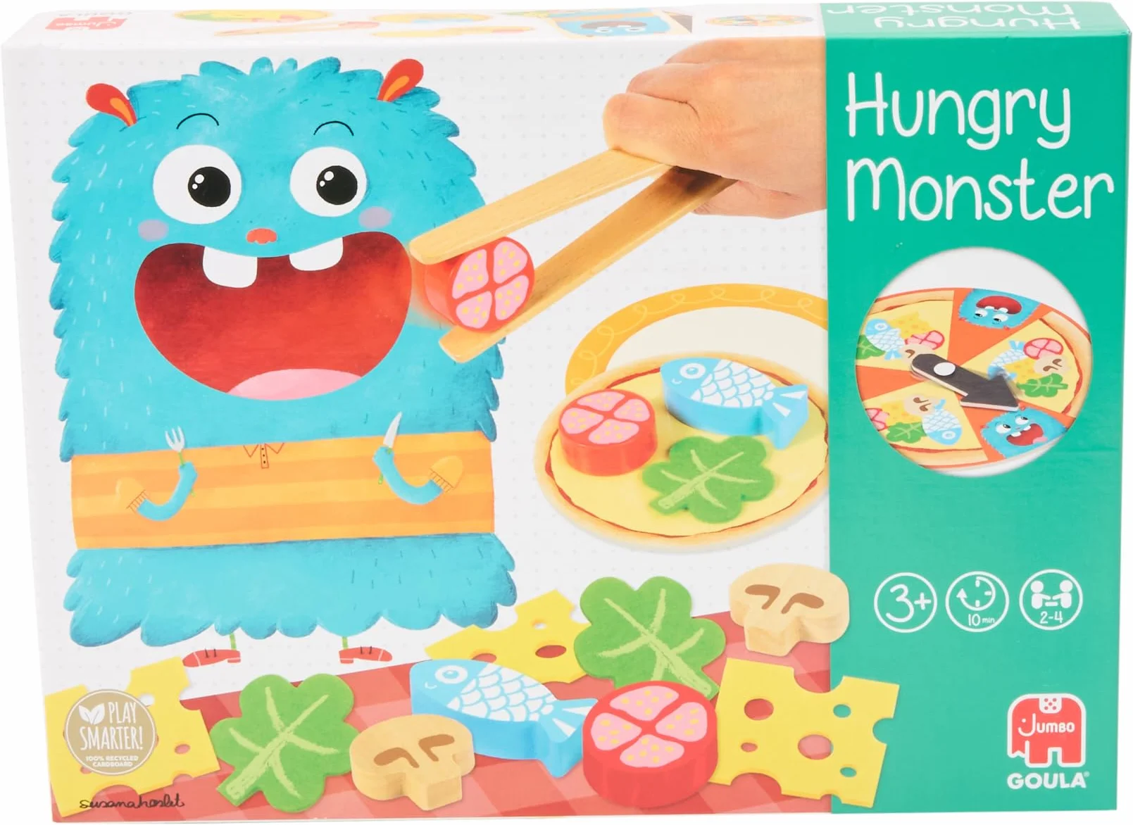 Goula - Hungry monster, Juego de mesa preescolar a partir de 3 años