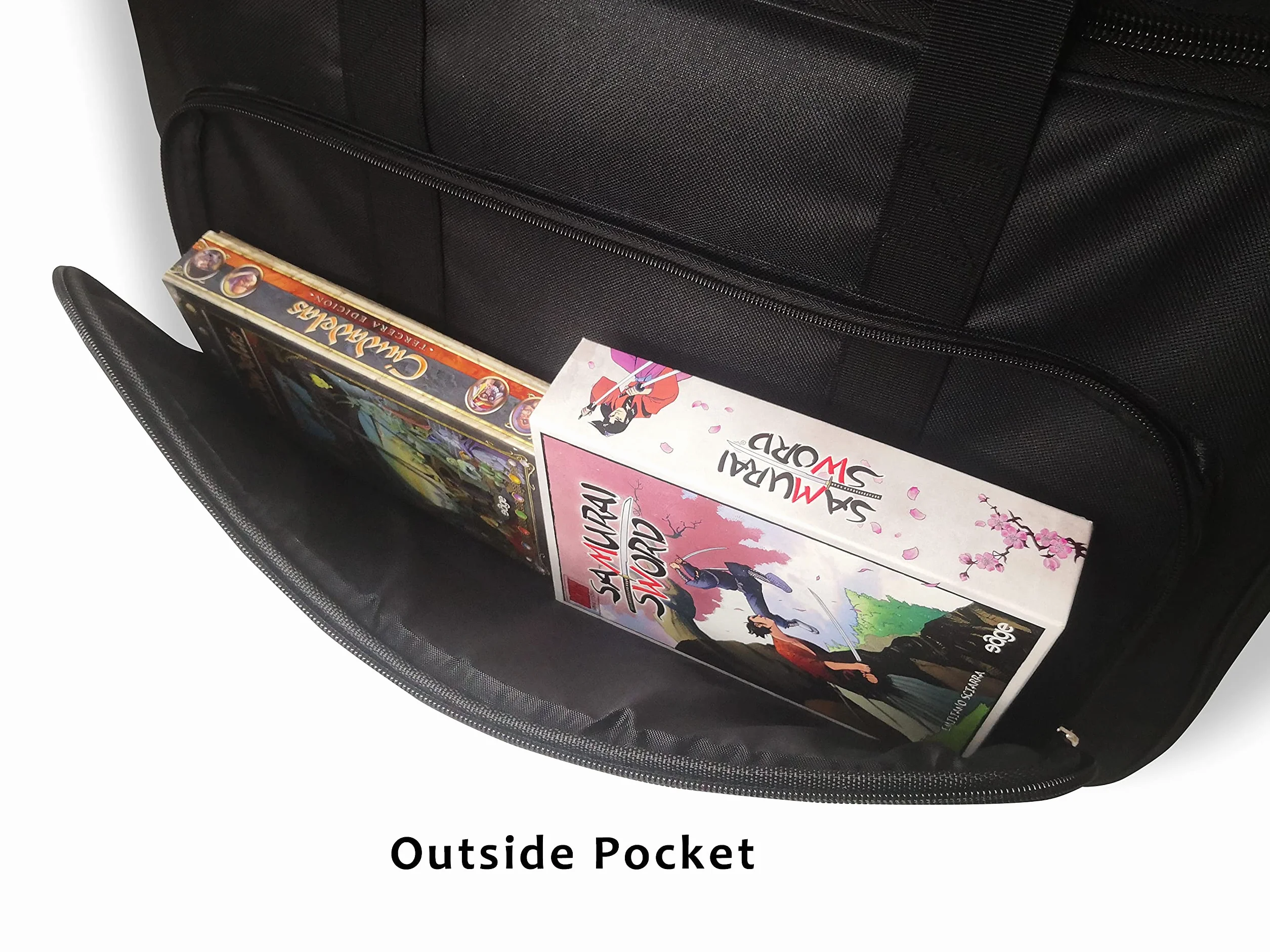 Board Game Package | Mochila para Transportar Juegos de Mesa Grandes. Gran Capacidad, VERSATILIDAD y PROTECCIÓN. Acolchamiento, Asa, Correa para Hombros y Bolsillo Exterior