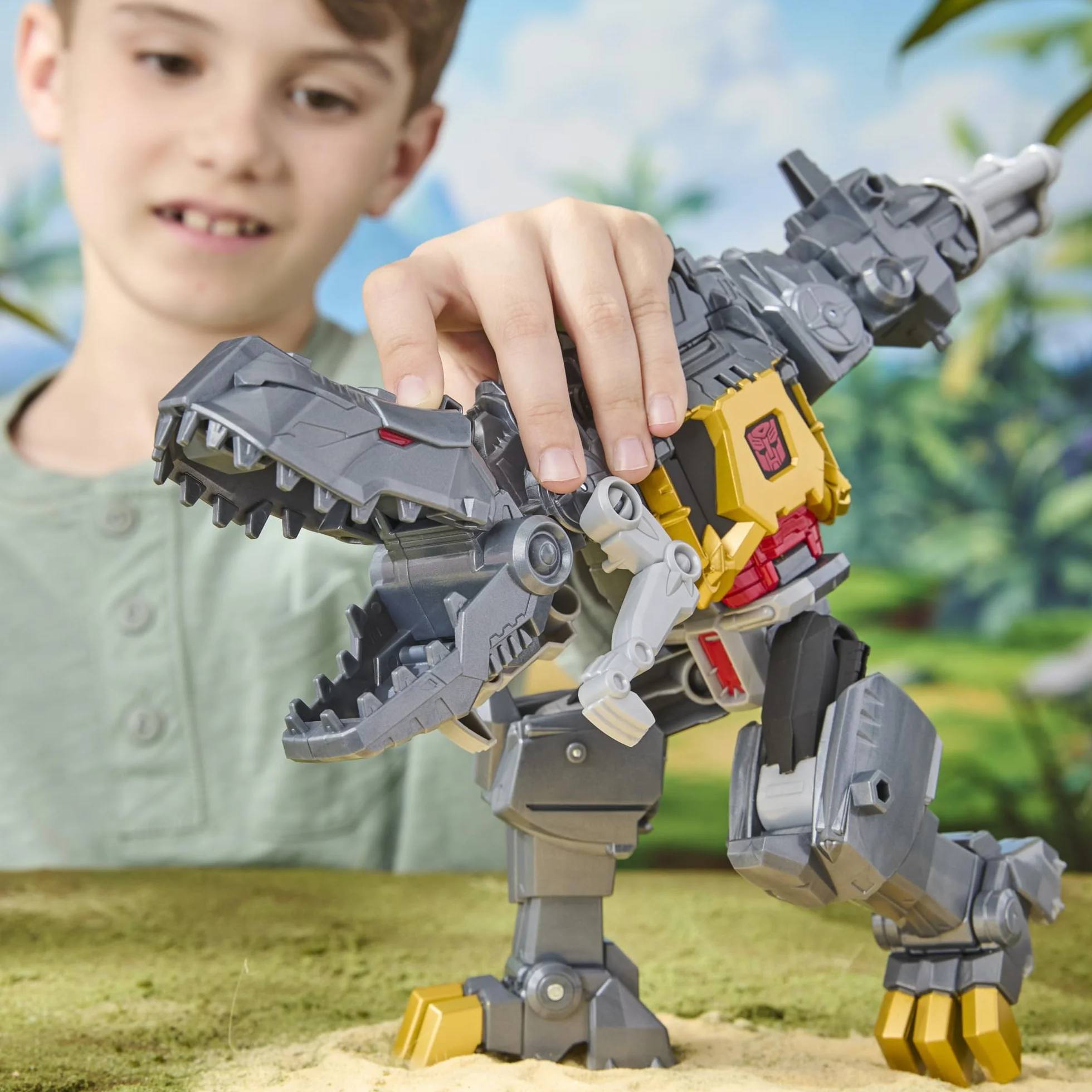 Transformers CYBERWORLD, Figura de acción de Grimlock Mandíbulas de Batalla