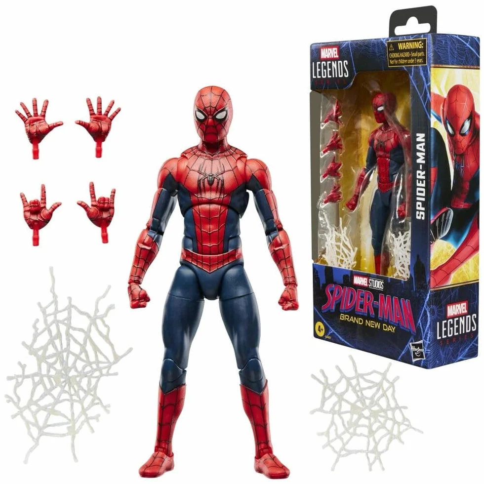 Marvel Legends Series, Spider-Man, Set de Figura Coleccionable Spider-Man Day de 15 cm