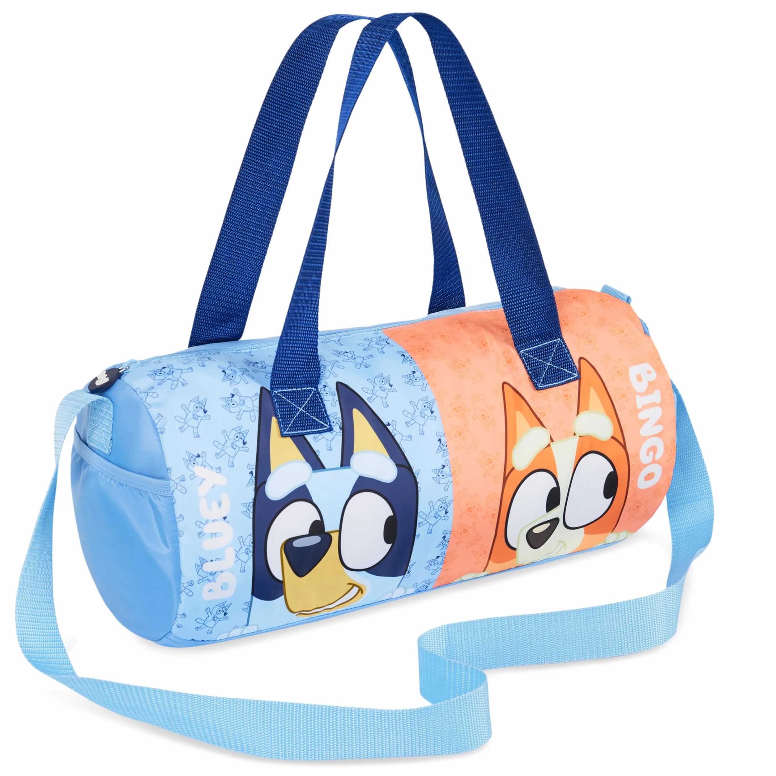 Bluey Bolsa de Deporte para Niños, Bolsa de Viaje con Correas Ajustables
