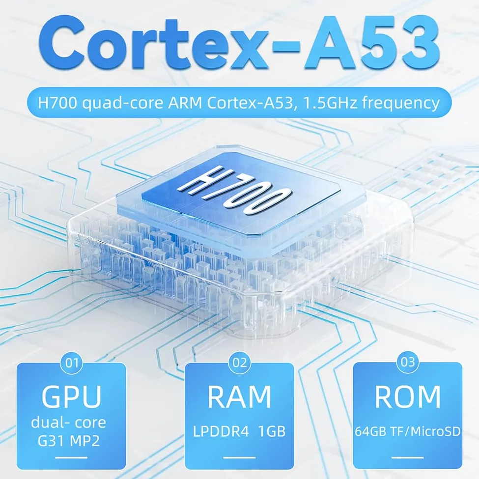 2024 RG35XX - Consola de juegos de mano actualizada, 3.5 pulgadas, 64G/192G, reproductor de juegos de mano retro, compatible con sistema dual Linux y Garlic, soporta salida de TV HDMI 64G