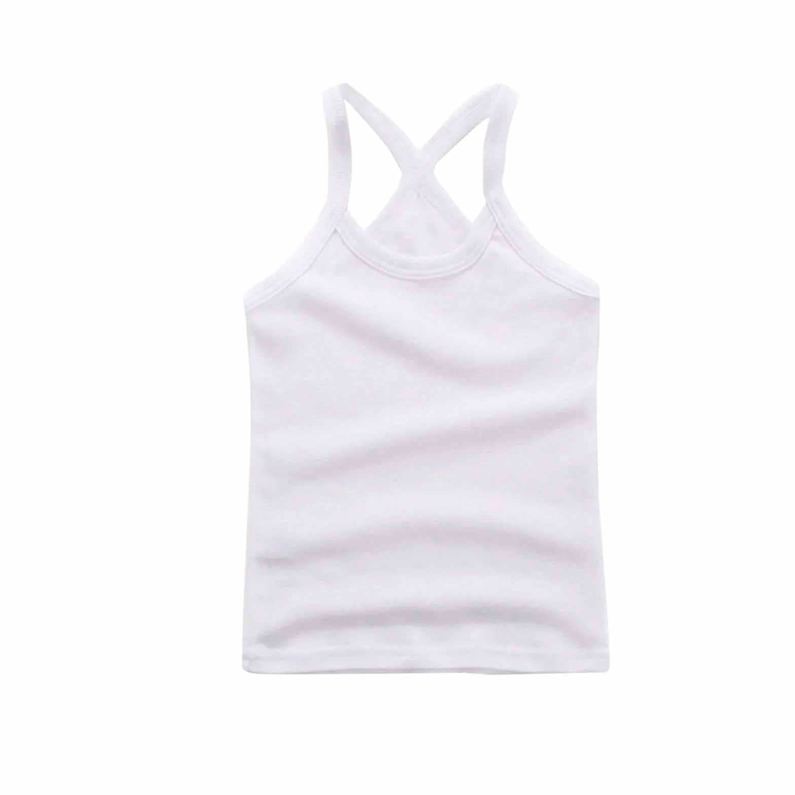 Camiseta de tirantes camuflaje espalda cruzada sin mangas deportiva ballet gimnasia para niñas
