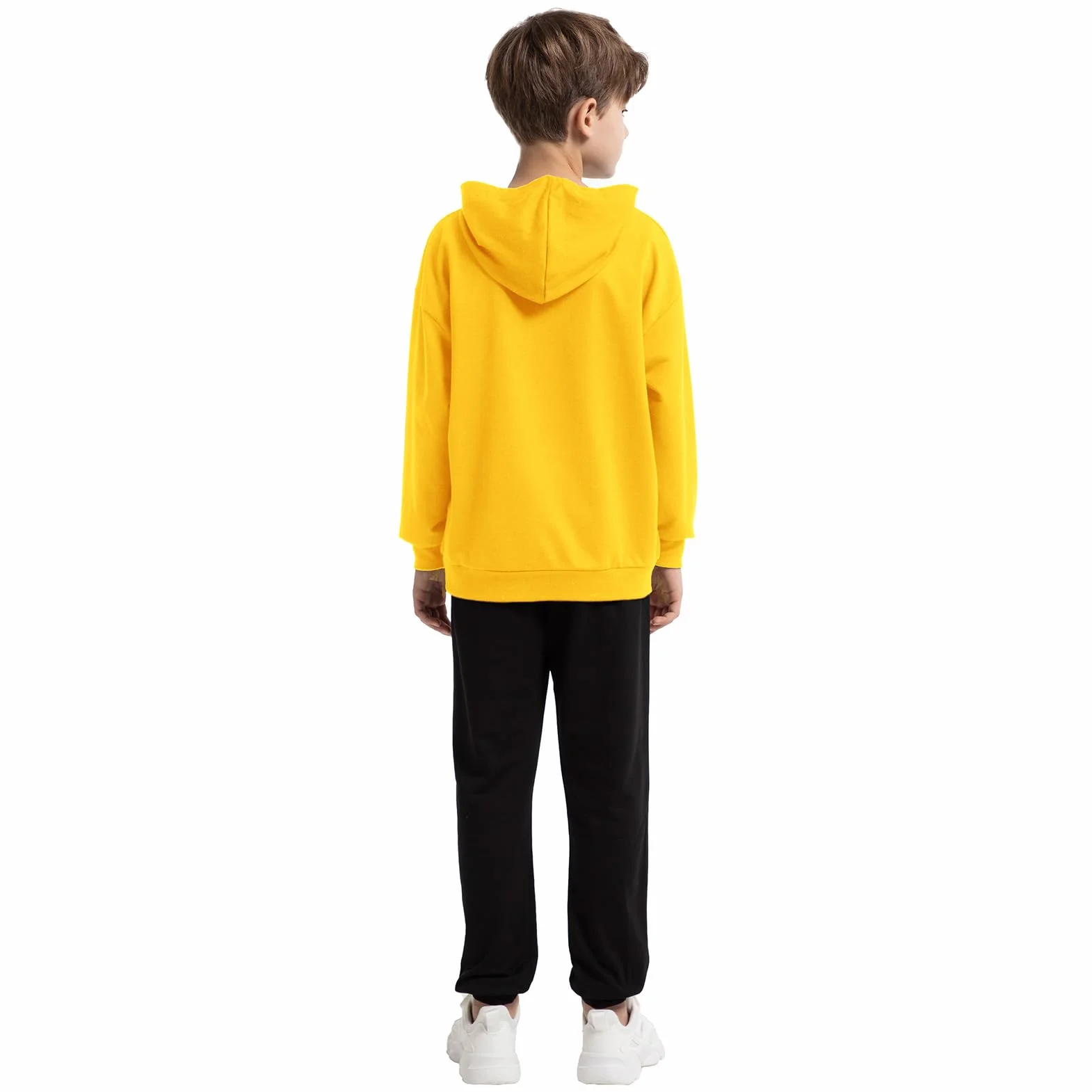 Chándal Niños 2 Piezas Set Sudadera Capucha Pantalones Deportivo Jogging Conjunto Ropa 2-15 años