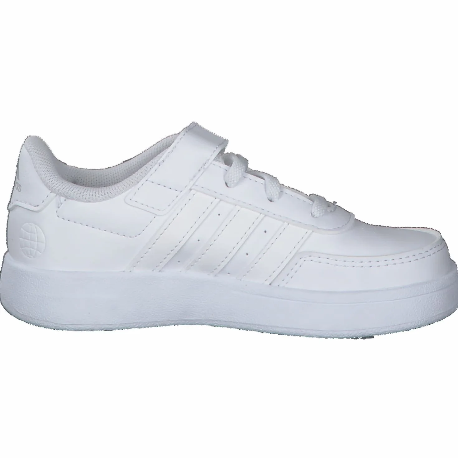 adidas Breaknet Lifestyle Court Elastic Lace and Top Strap Shoes, Cloud White/Grey One, 37 1/3 EU