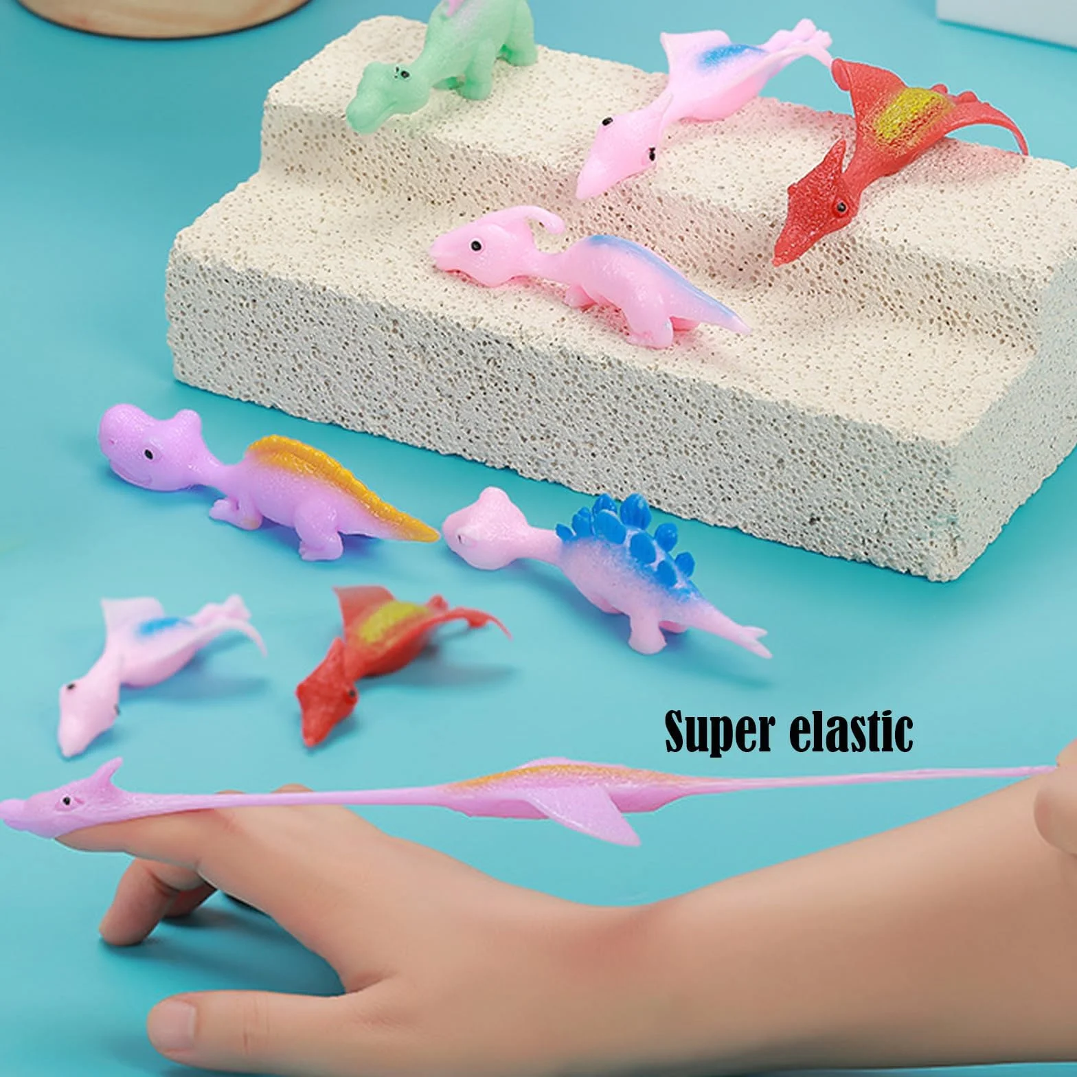 Juguetes de Dinosaurios Tirachinas Elásticos 20 PCS
