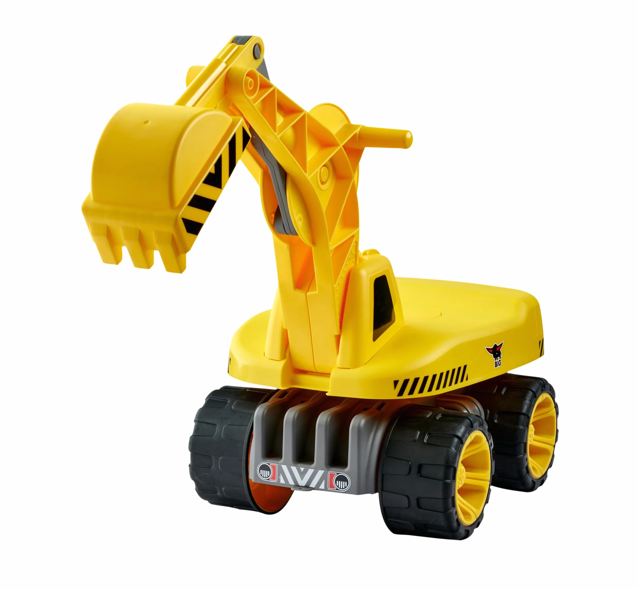 BIG - 800055811- Maxi Excavadora Power Worker- Amplio Asiento para el niño con Giro 360º- a Partir de 3 años