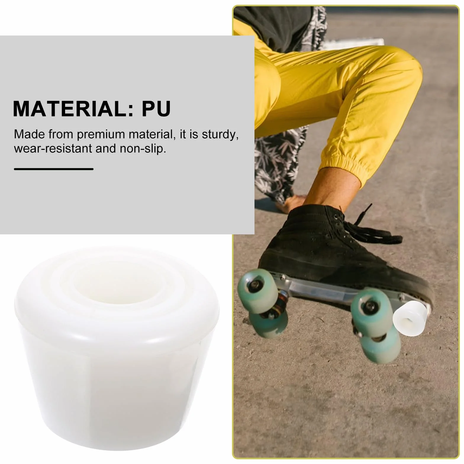 Toddmomy 4 Uds Frenos para Patines Patines De Cuatro Ruedas Color