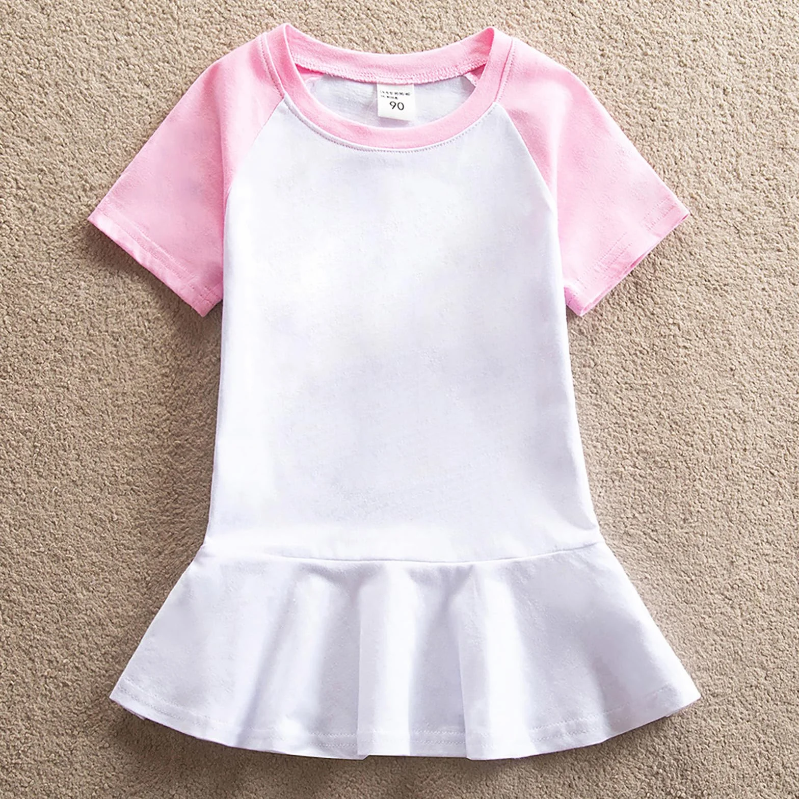 Vestido de tenis sin mangas para niños y niñas azul claro 18-24 meses dos piezas