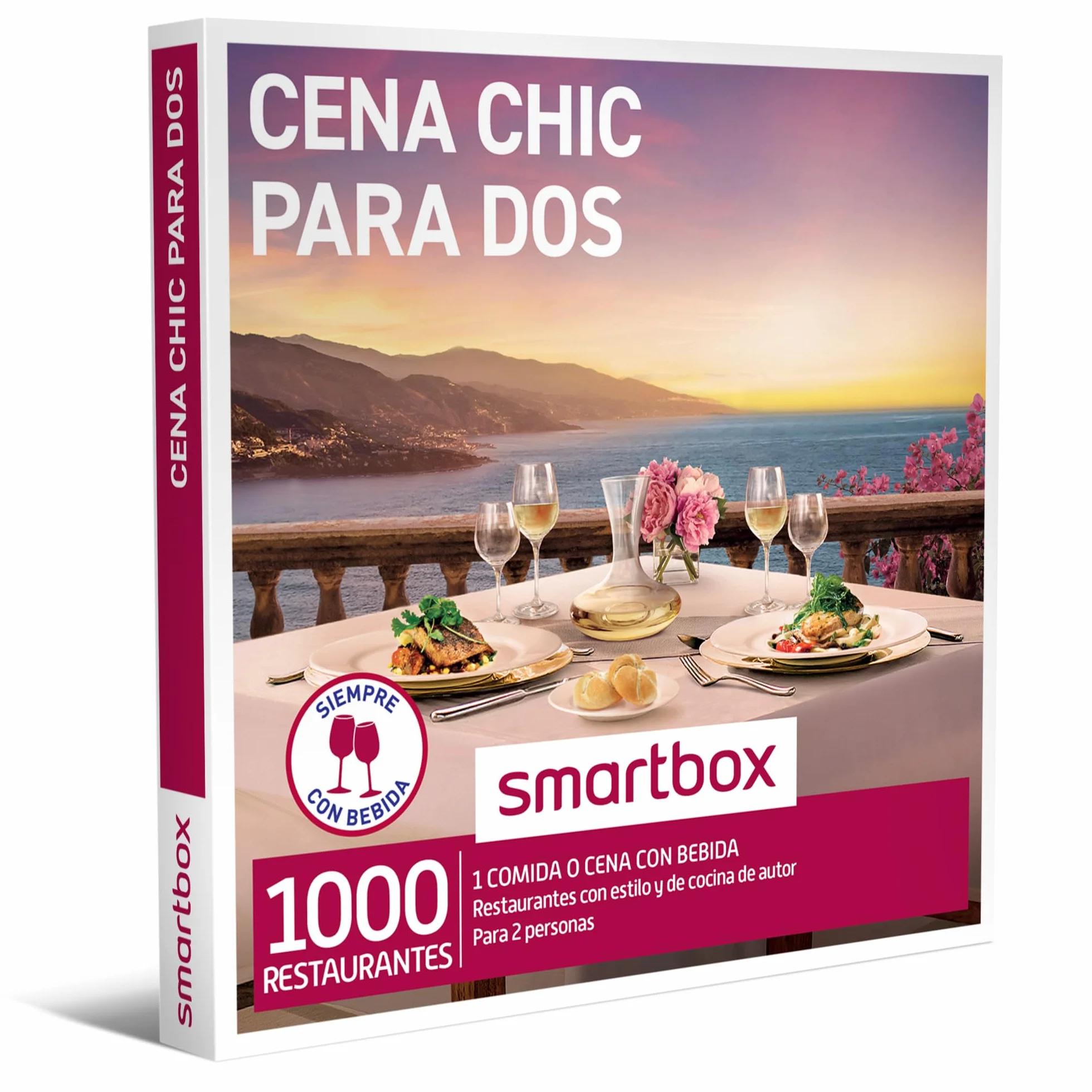 Smartbox Caja Regalo Cena Chic para Dos con Bebidas