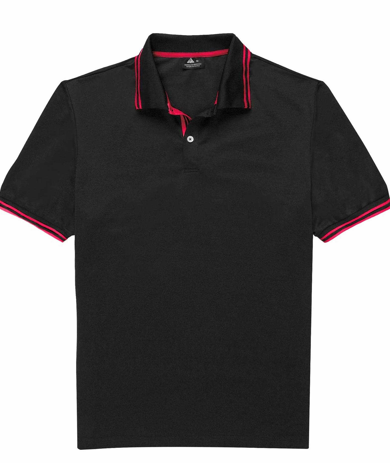 Geeksport Polos Hombre Manga Corta Tenis Regular Fit Camiseta Deporte Secado Rápido Transpirable Polo Verano Golf