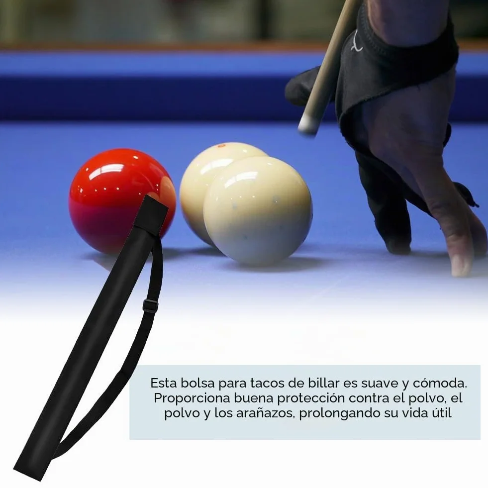 KARELLS Bolsa de Taco de Billar 80cm - Cue Bag para Almacenamiento de Varillas