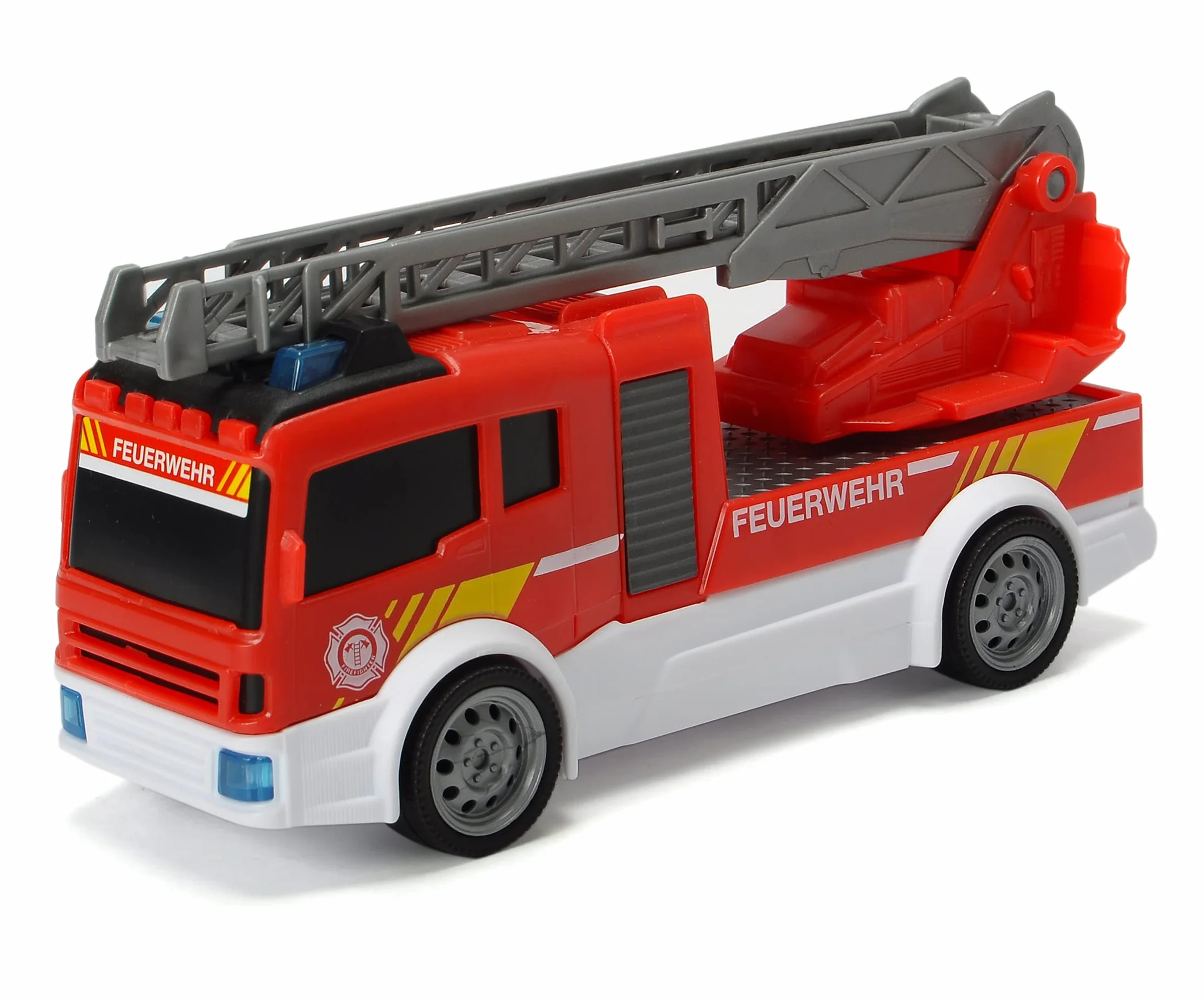 Dickie Toys – Estación de rescate - con coche de policía, camión de bomberos y ambulancia, guardia de rescate de juguete interactivo para niños a partir de 3 años