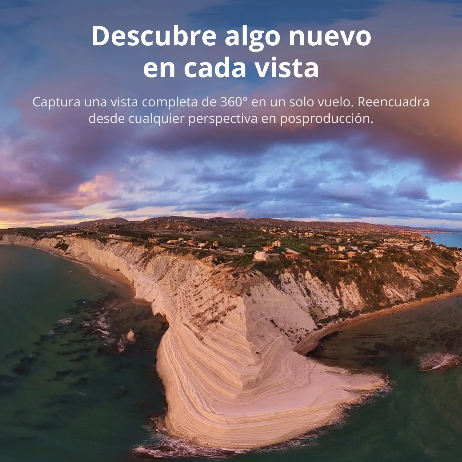 Pack DJI Avata 360 Motion Vuela Más, dron 360° con imagen 360° de 1 pulgada 8K, dron con cámara 360° con protector de hélices. Incluye Goggles N3 y RC Motion 3 para un control de movimiento intuitivo.