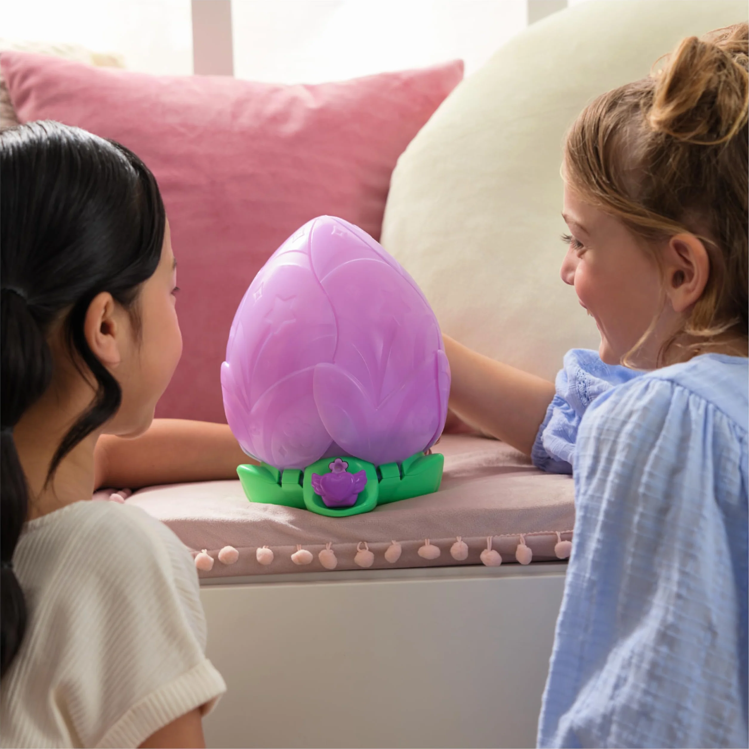HATCHIMALS BLOOMABLES - Puppyfly Peluche Interactivo Sorpresa con Transformación Mágica Repetible y más de 100 Sonidos - 6073019 - Mascota Interactiva - Juguetes Niñas 5 Años + Regalo Niña 5 Años +