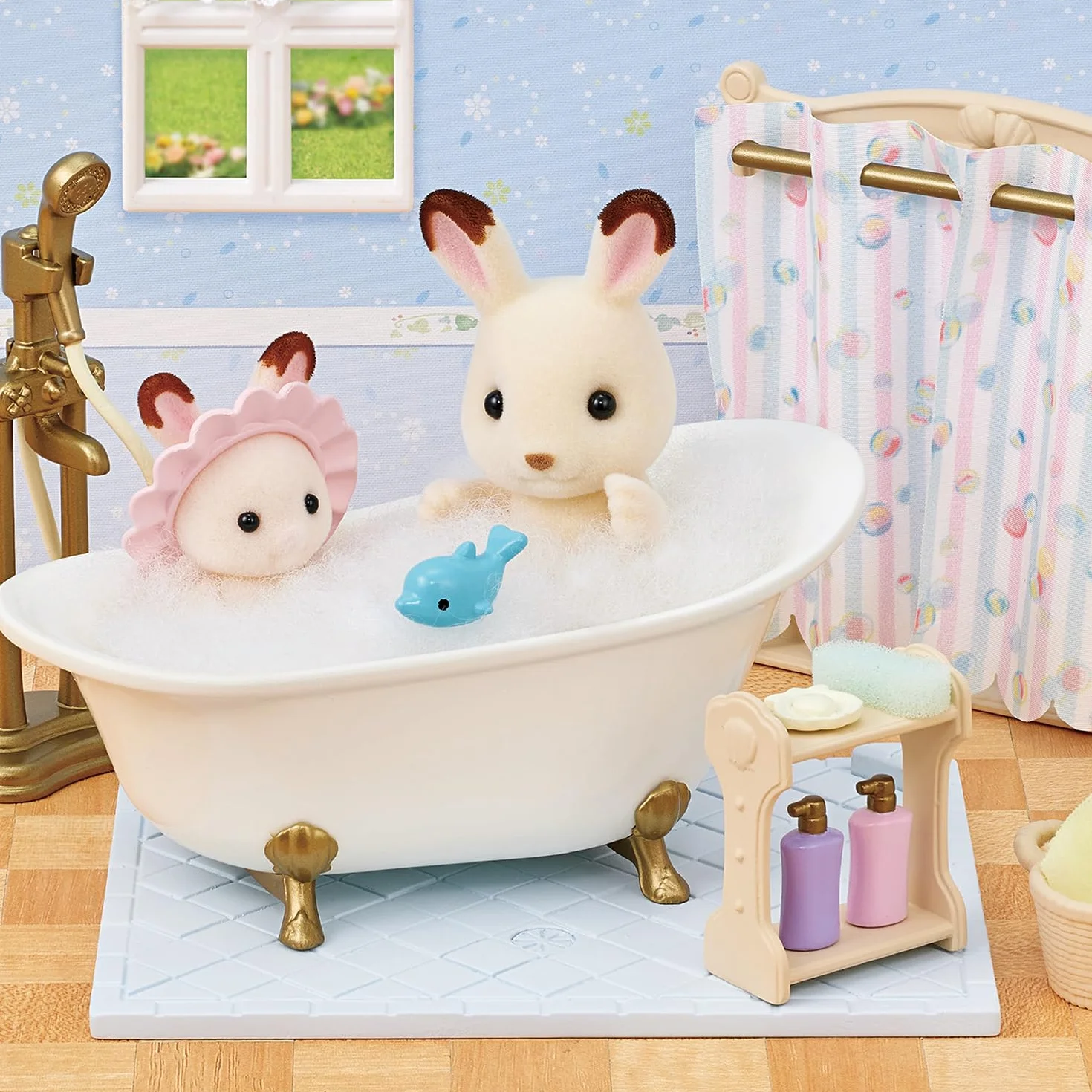 Sylvanian Families - 5739 Set de Baño y Ducha - Casa de muñecas