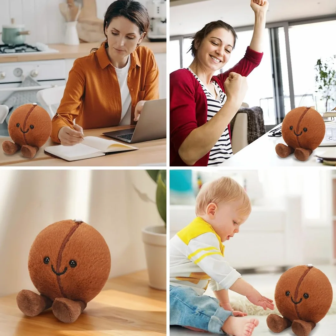 O-Kinee Palm Pals, Mini Peluches de Granos de café de 13 cm