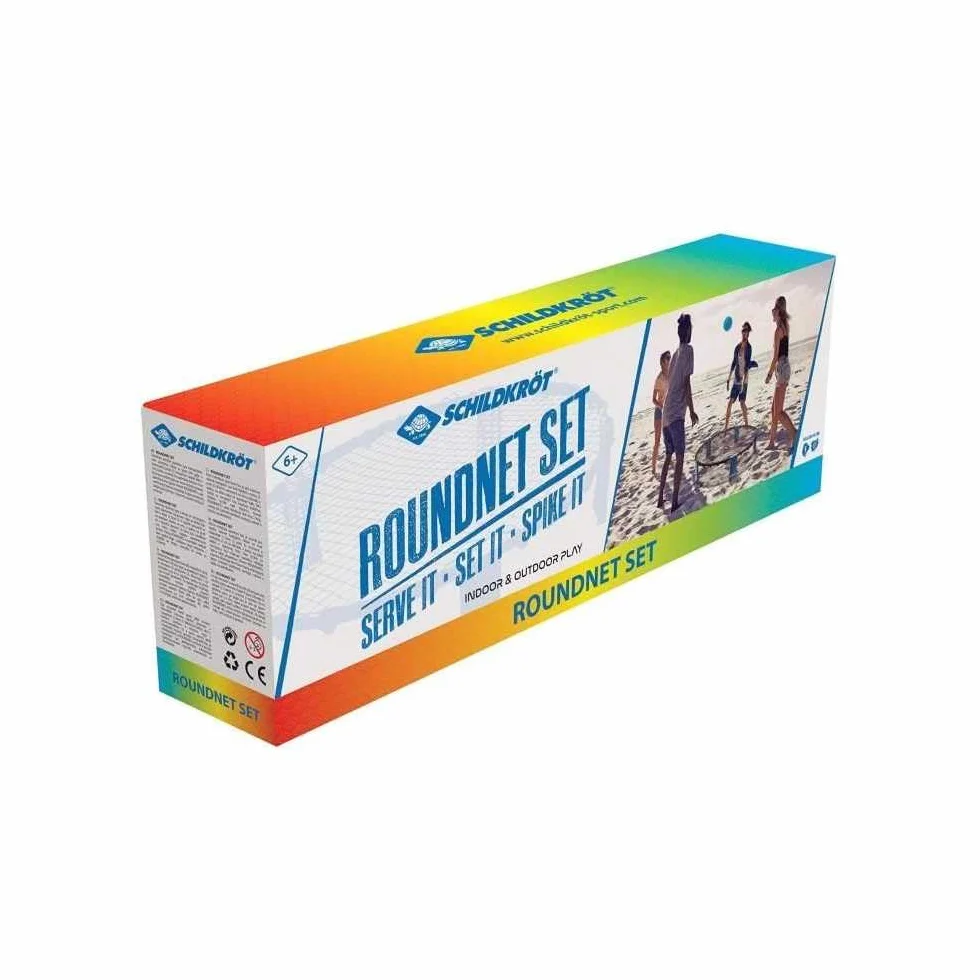 Juego Completo de Roundnet de Schildkröt, Set para Empezar de inmediato, Incl. 3 Pelotas, Bomba de Pelotas y Bolsa de Transporte, Factor de diversión definitivo para jóvenes y Mayores, 970981