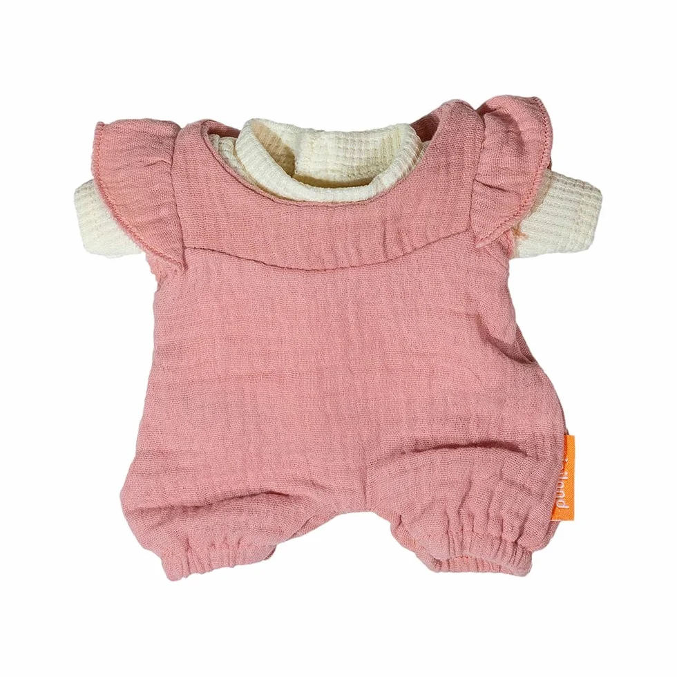 Miniland - Ropa para Muñeca de 21 cm, Accesorio de Ropa para Muñecos, Peto Y Camiseta De Invierno para Muñeco De 21 Cm
