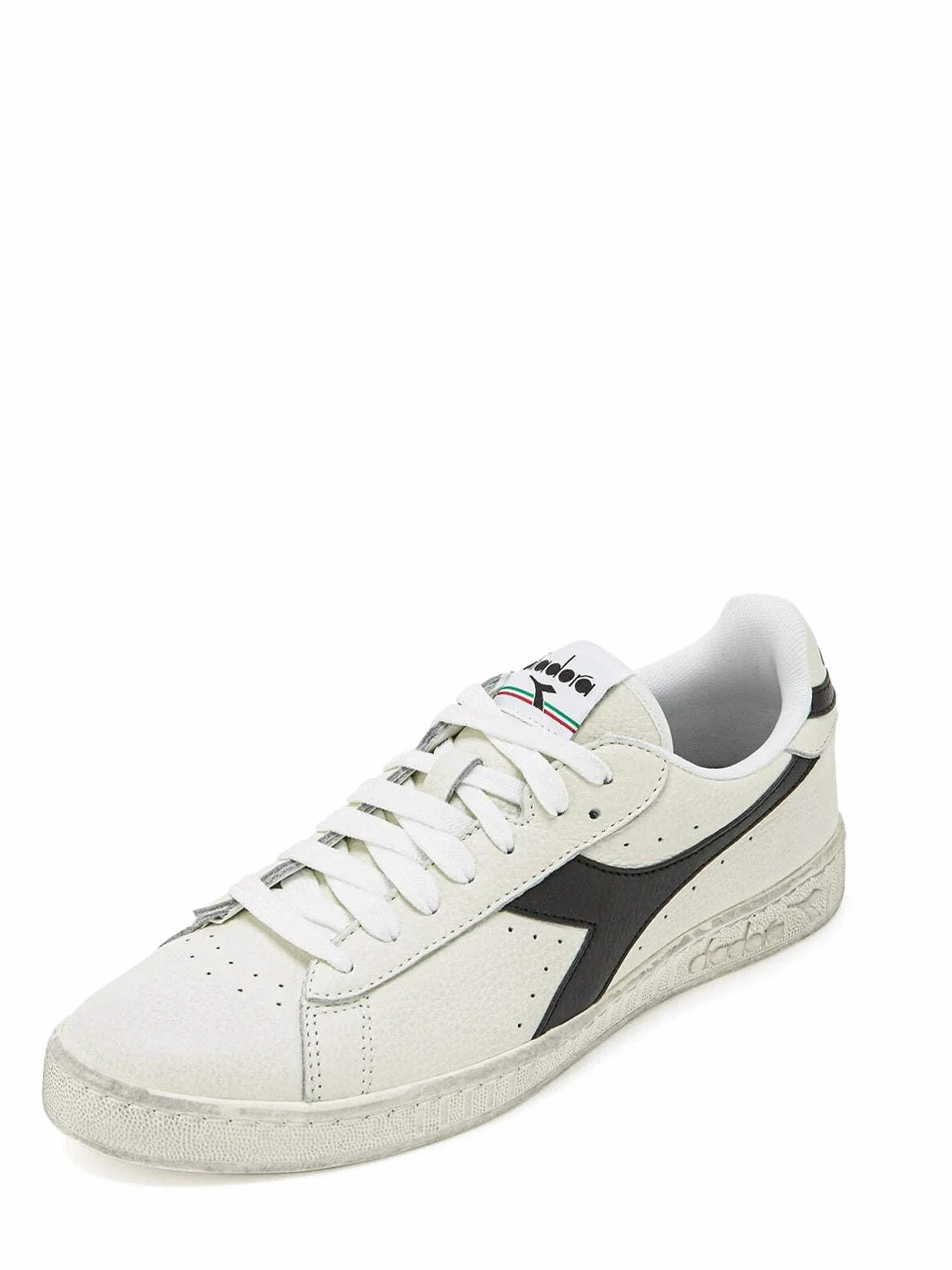 Diadora Game Low Waxed Bianco Rosso