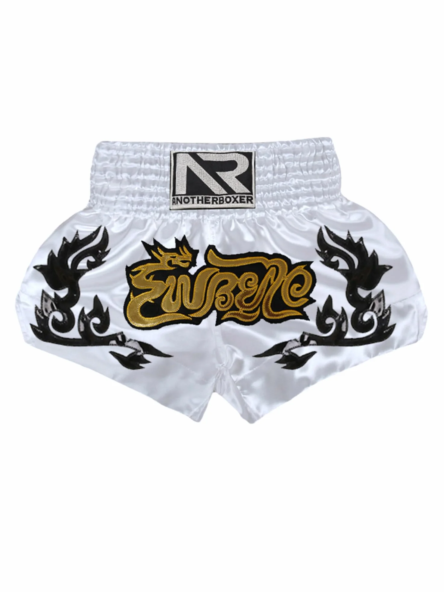 Pantalones Cortos de Muay Thai para Niños Cintura Elástica Boxeo Kickboxing MMA