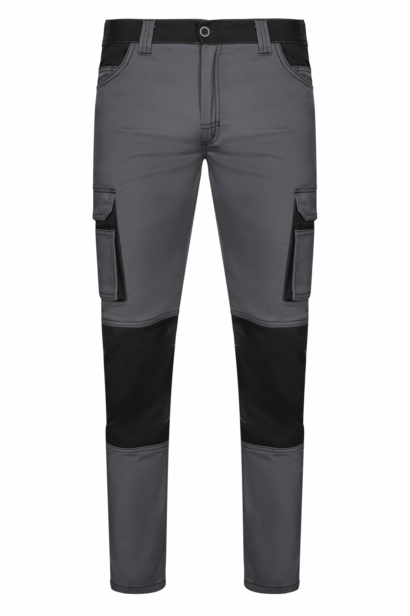 VELILLA Pantalón Stretch Bicolor de Trabajo Unisex Adulto