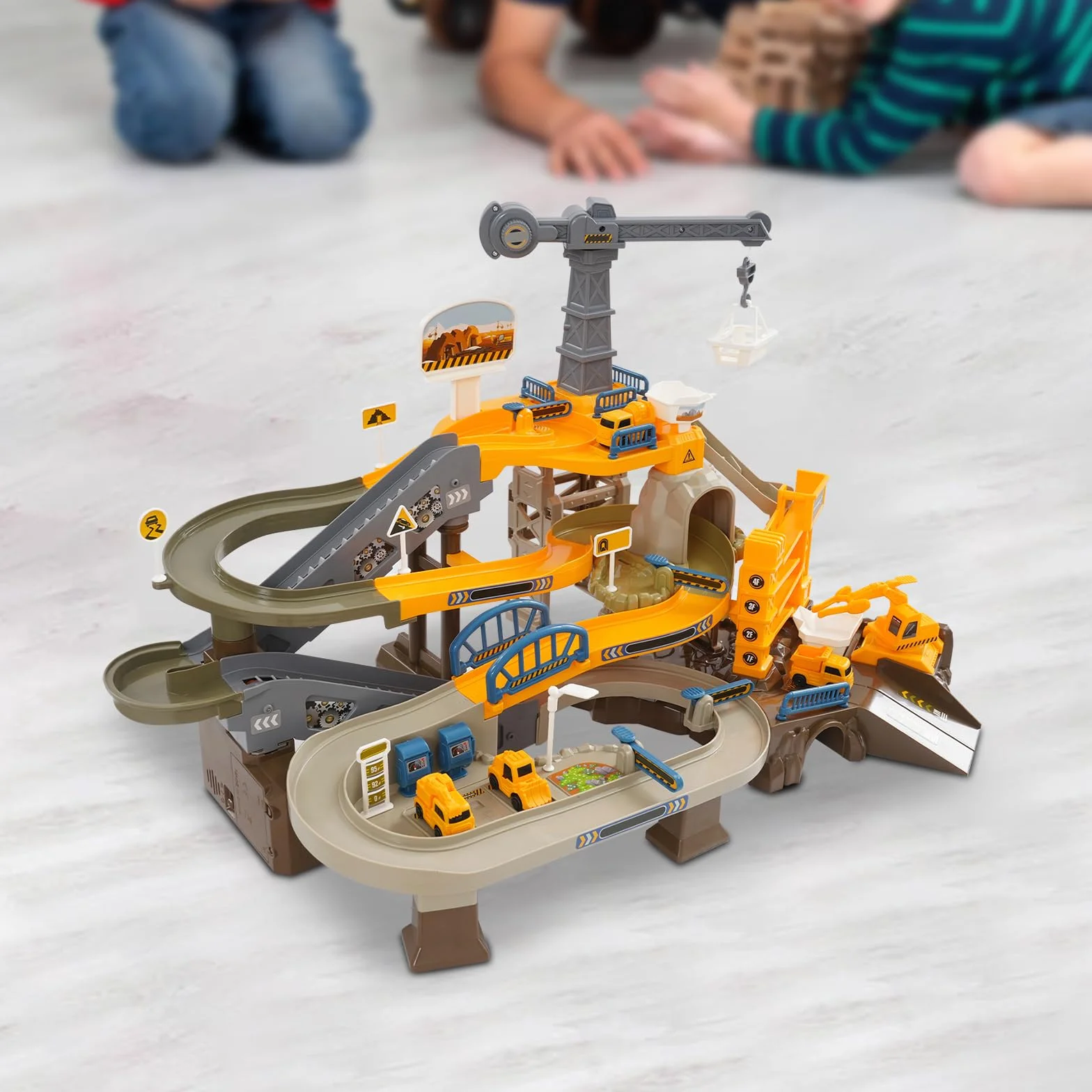 Pista eléctrica y coche de juguete para niños | Juego de tren RC con trenes y rieles | Juguetes para niños y niñas a partir de 3 años