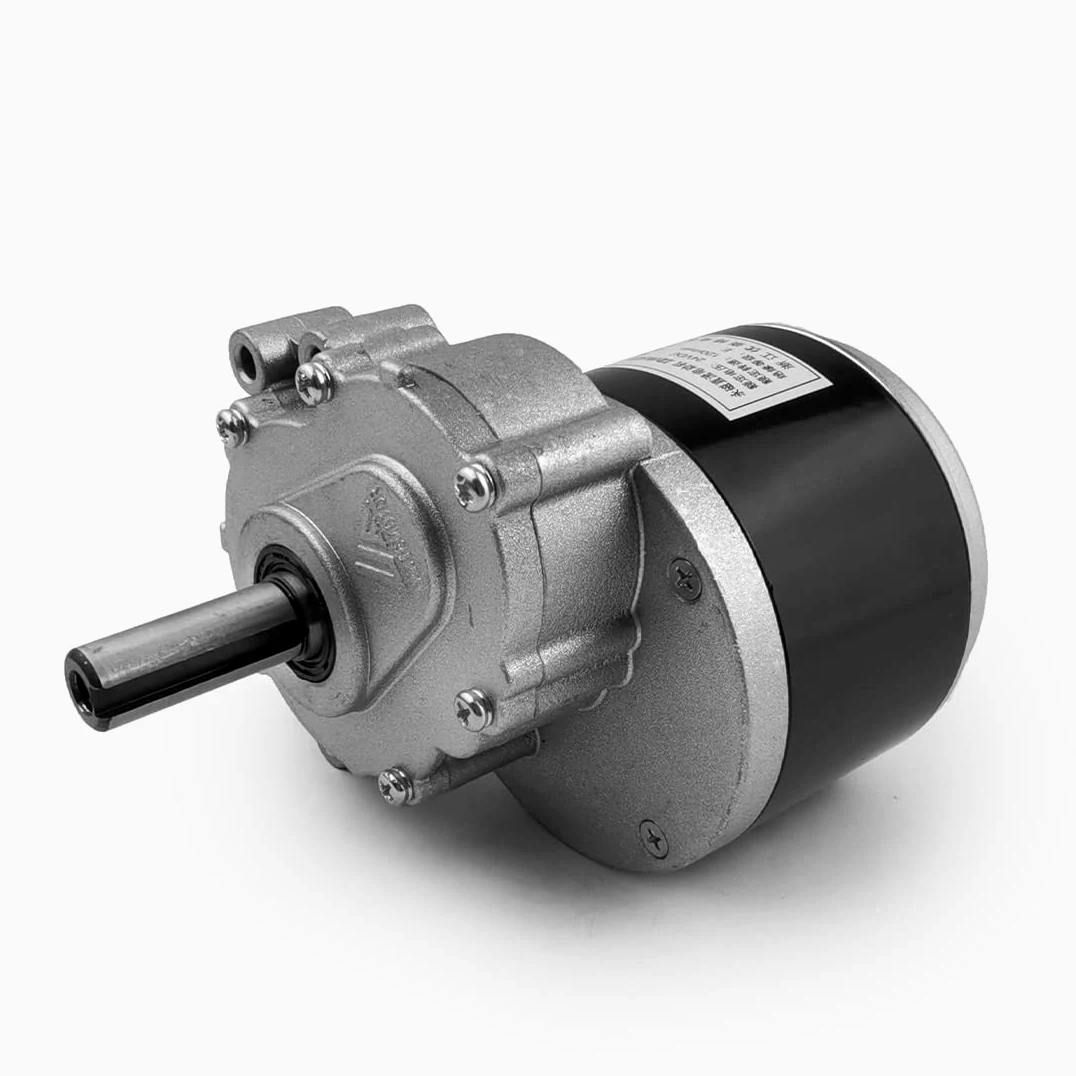 Cochecito eléctrico de 24 V 250 W motor de engranaje cepillado con caja de cambios 120 RPM 75 RPM eje largo para bicicleta de silla de ruedas eléctrica (120 RPM)