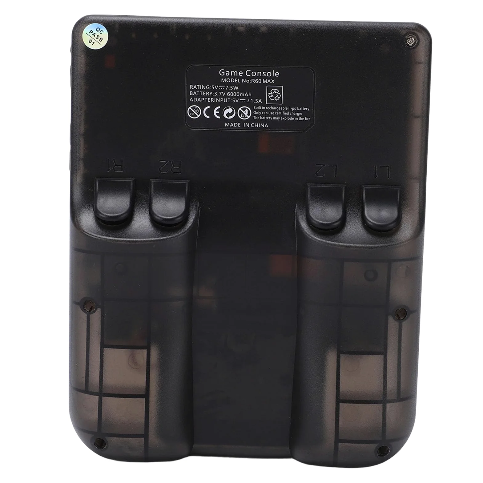 Consola de Juegos Portátil Retro R60MAX, Consola de Juegos Retro Portátil, Consolas de Videojuegos con Pantalla IPS de 6", , Tarjeta de 128 GB, Compatible con Emulador 30+, Batería de 6000