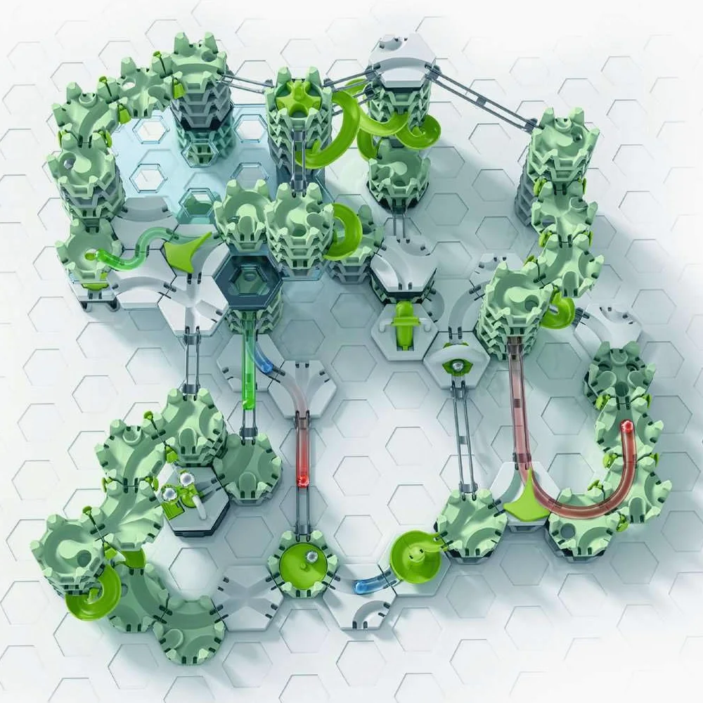 El Set de acción GraviTrax XXL Skytrax de Ravensburger, un Innovador Sistema de Pistas de Bolas con un Nuevo diseño y Funciones, Juguetes de construcción y Carreras de mármol a Partir de los 8 años,