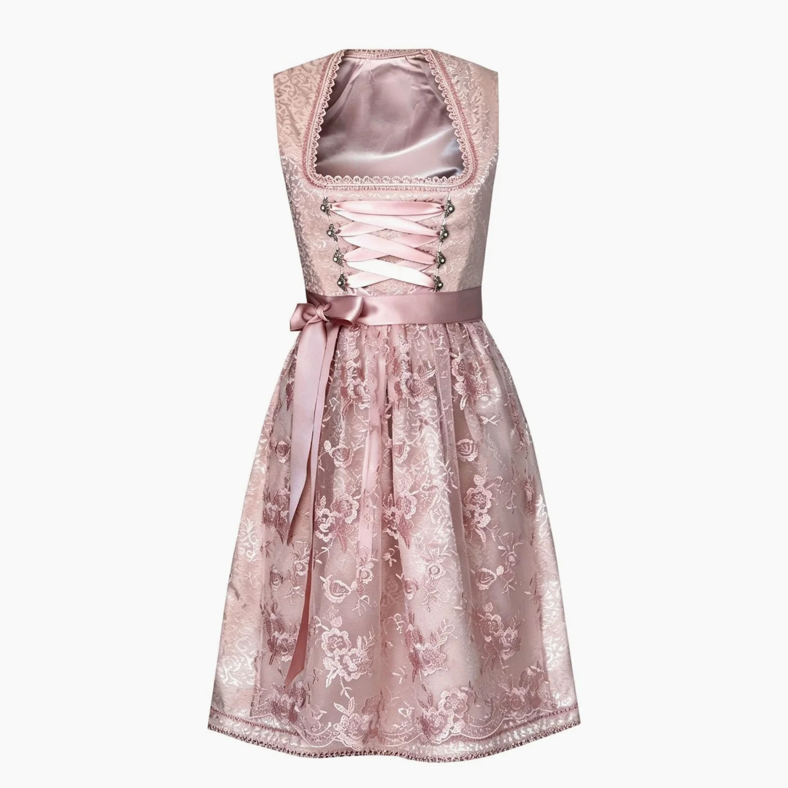 Oktoberfest - Disfraz infantil de tirolesa para niña, color amarillo con blusa y delantal de encaje, 3 piezas, traje tradicional medieval, vestido de flores, disfraz de cosplay