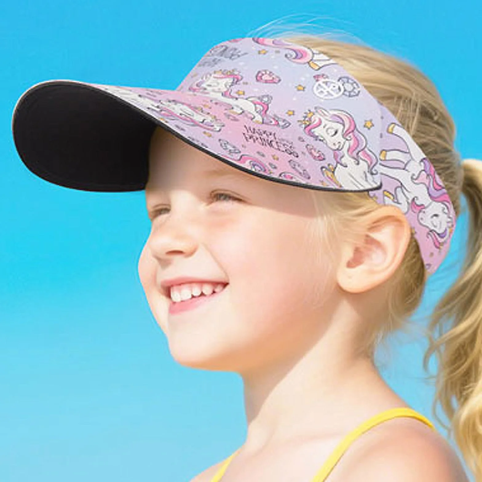 Sombrero con Visera Anti-UV para niños de ala Ancha Golf Deportes Verano