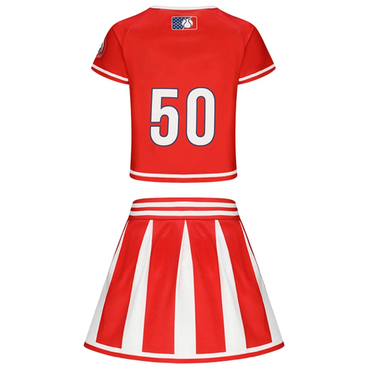 Generisch Elegante disfraz de animadora para niños, estilo cosplay, para niñas, vestido de escenario, ropa de fiesta