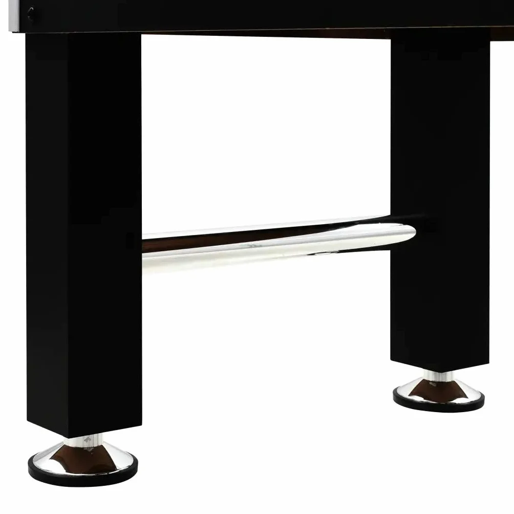 Mesa de fútbol profesional de 60 kg, 140 x 74,5 x 87,5 cm, de acero, con 2 porterías, 2 pelotas, 2 marcadores, 8 cañas de jugador y 22 jugadores