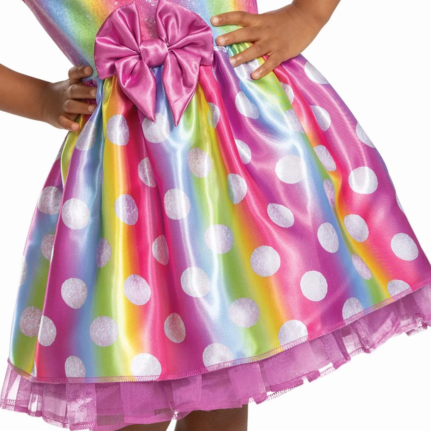 Disfraz de Minnie Mouse arcoíris, disfraz oficial de Minnie Mouse de Disney para niñas