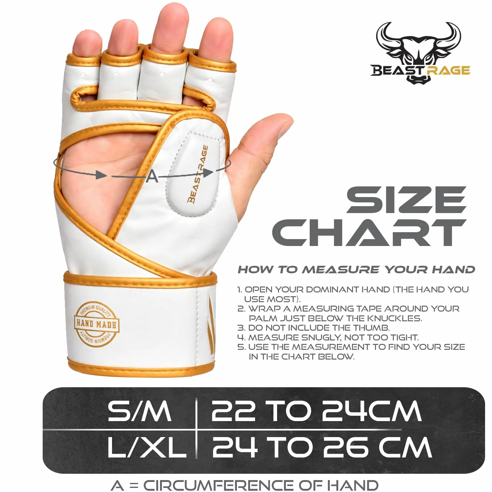 BEAST RAGE Guantes MMA para hombre grappling Muay Thai kickboxing con soporte muñeca almohadilla amortiguadora