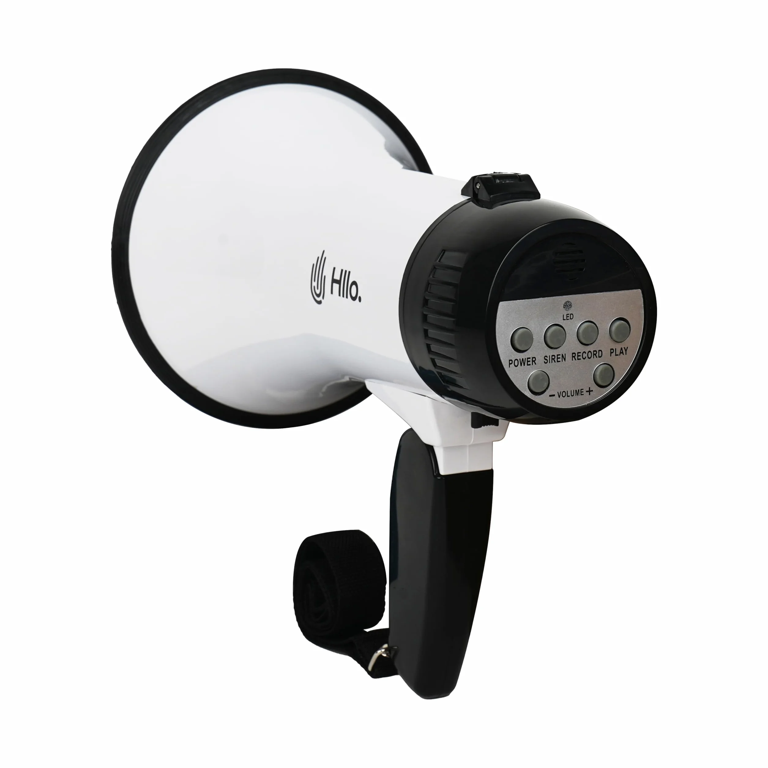 Megáfono 105dB con Sirena y Control de Volumen, Alcance 150 Metros