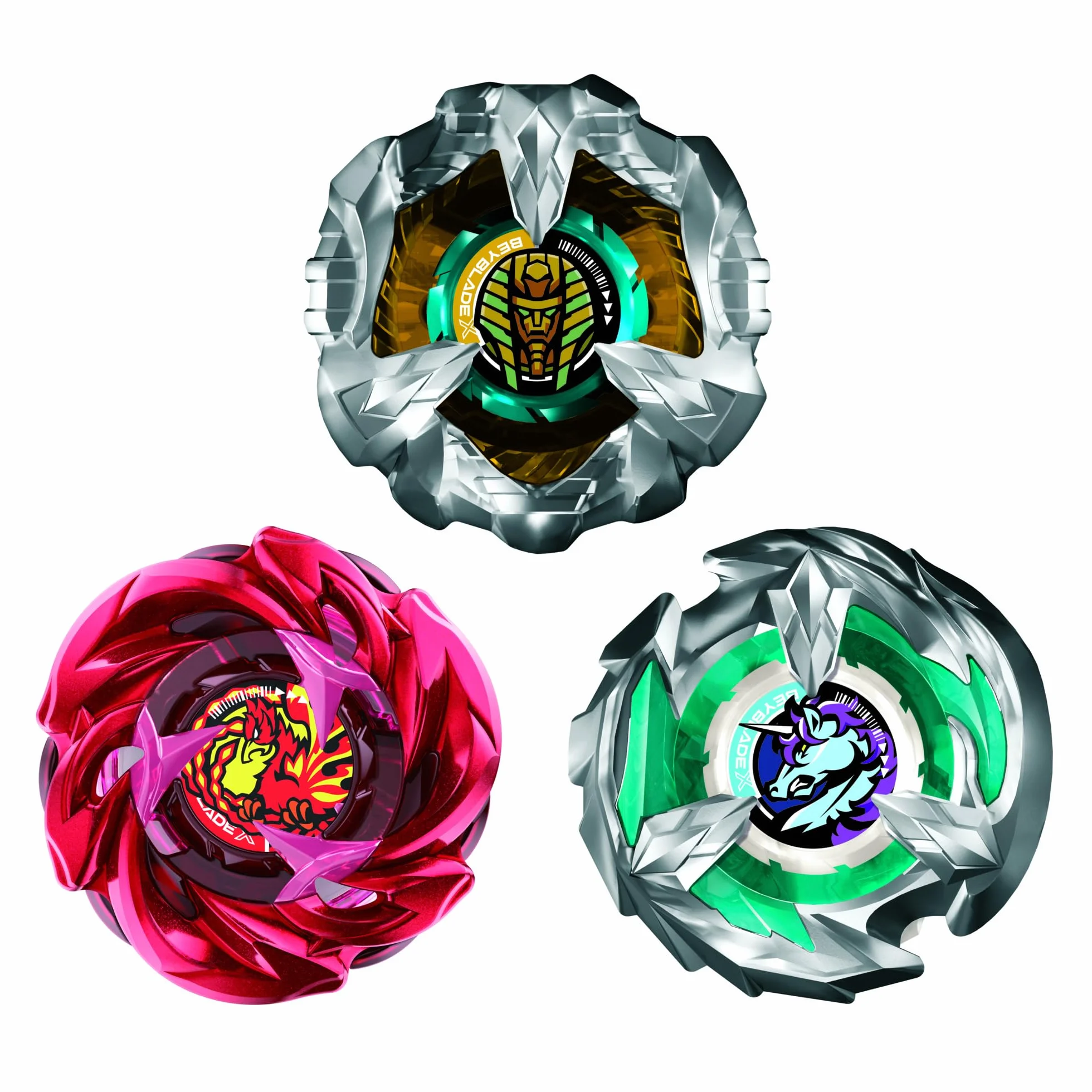 Beyblade X, Pack de Equipo Yggdrasil, Incluye 3 Tops Takara Tomy, Tops de Batalla, A Partir de 8 años