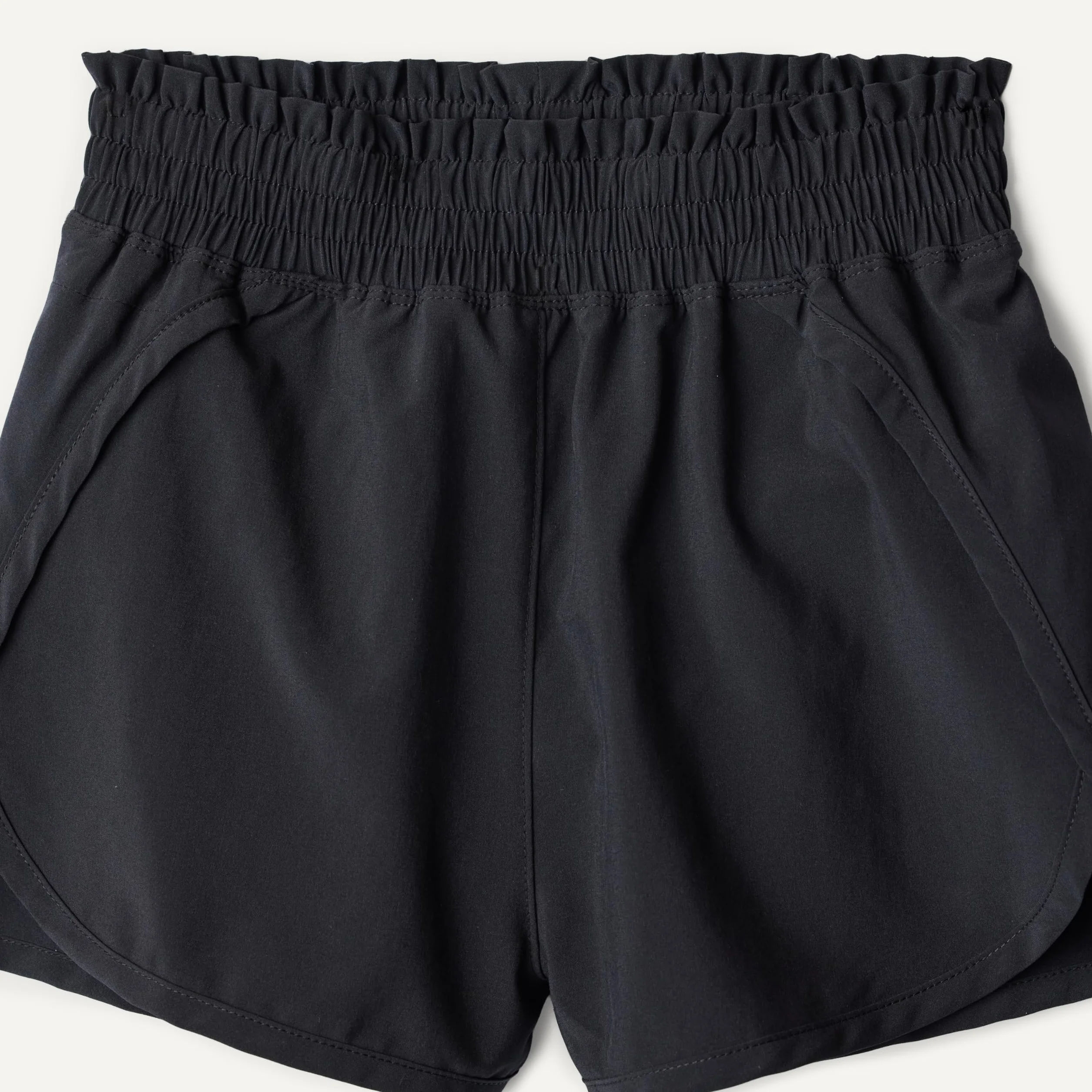 Amazon Essentials Pantalones Cortos Deportivos Talle Alto Tejido Elástico Niñas