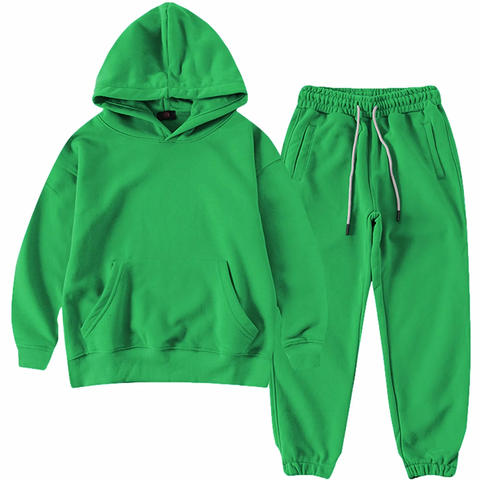 amropi Chándal Niños 2 Piezas Sudadera Capucha Pantalones Jogging Conjunto 3-12 años