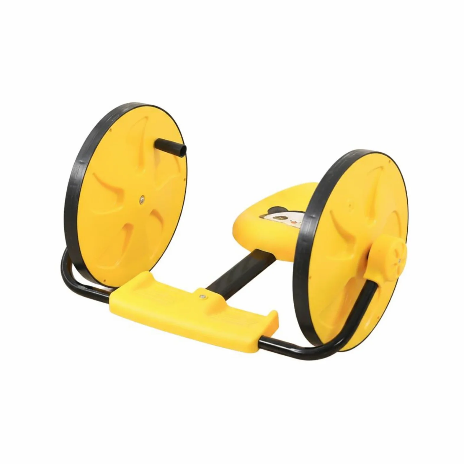 Amagogo Bicicleta de Equilibrio Infantil Correpasillos Coche de Juguete de Balanceo con Soporte de Ruedas y Diseño para Equilibrio Adecuada para Niños en Casa, Amarillo