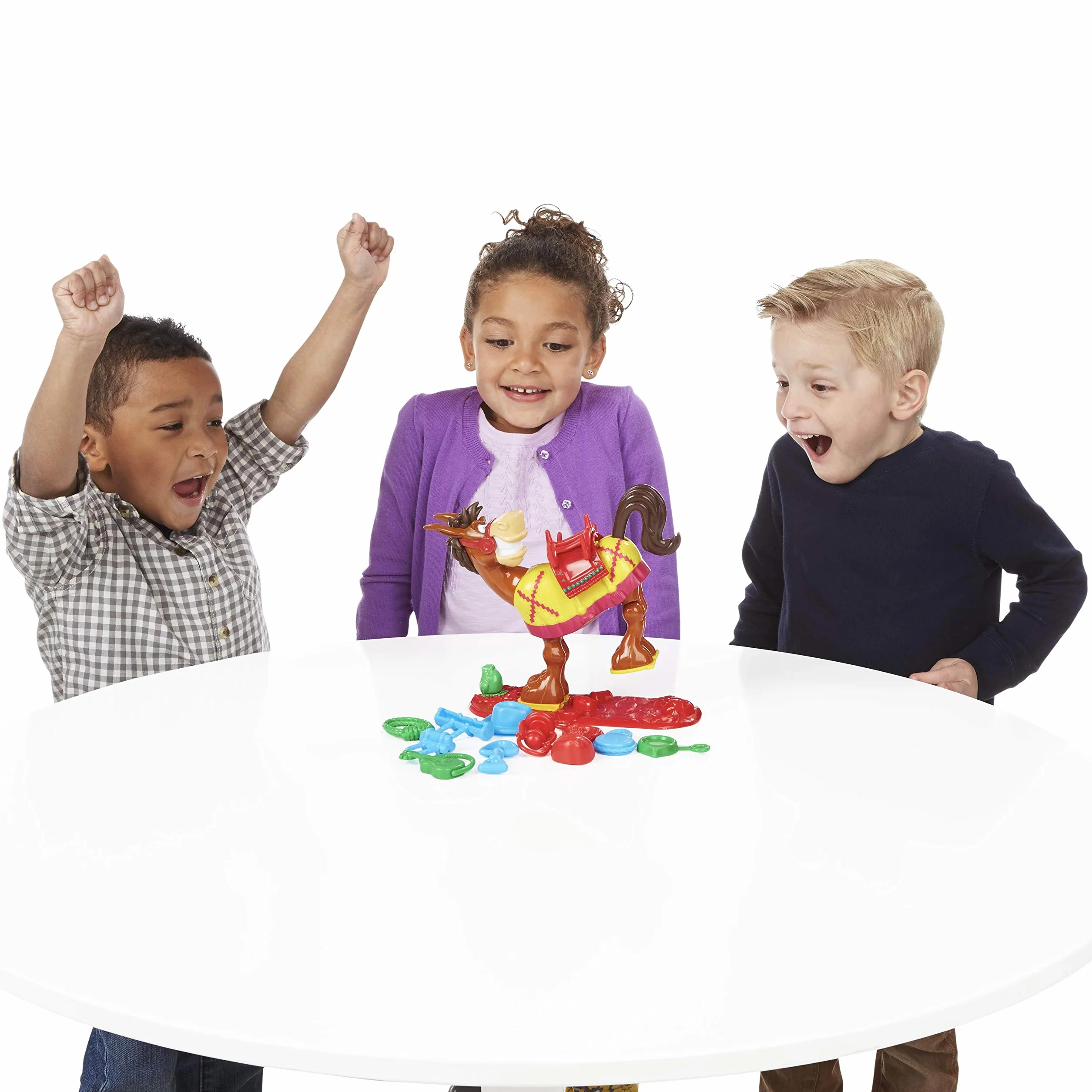 Hasbro Gaming Juego ¡Tozudo! - El Juegos de Equilibrio con un Burrito con Mucho Genio - Juego de Mesa Familiar de 2 a 4 Jugadores - Mayores de 4 Años