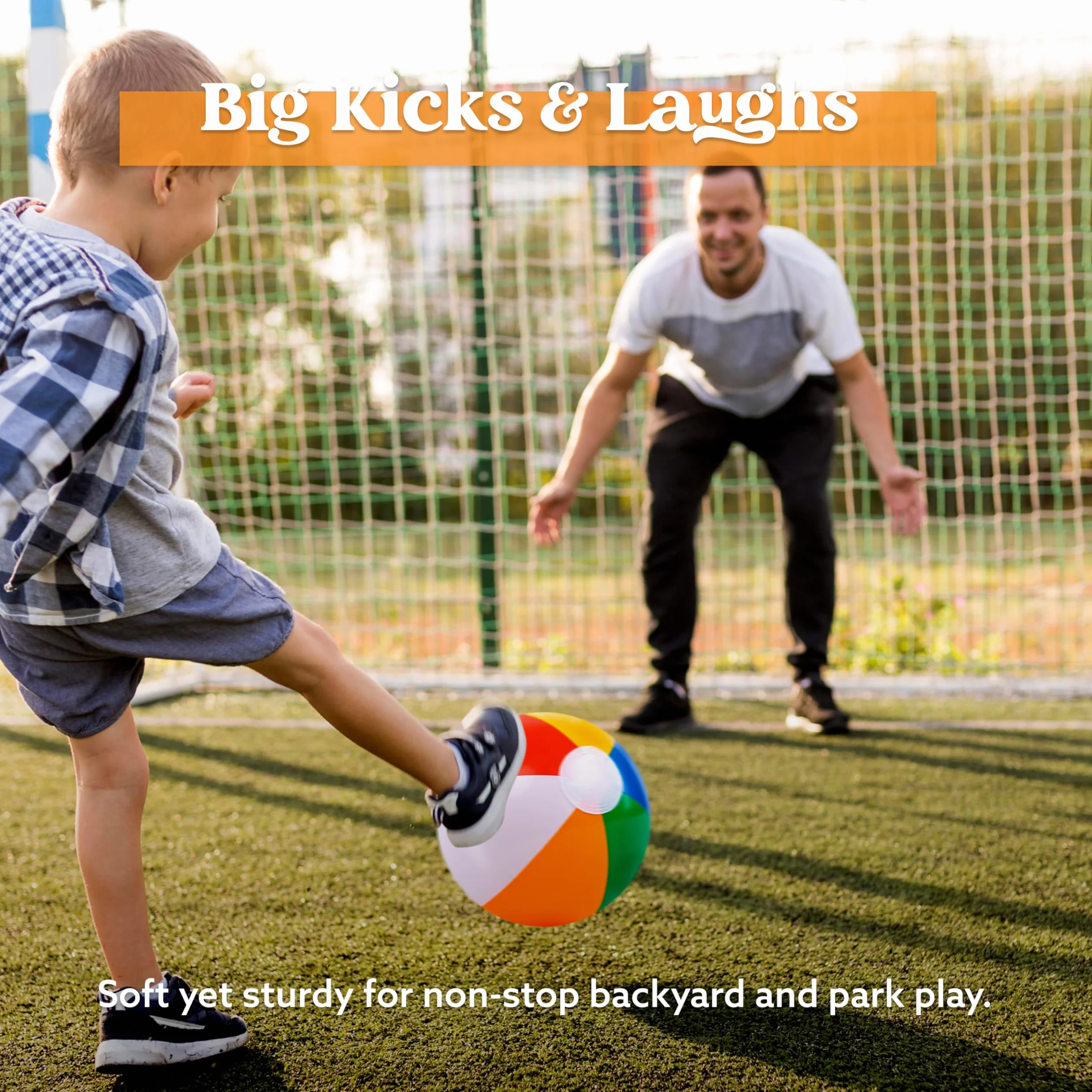 JOYIN 20cm Pelota de Playa ;Pelota Hinchable Juguetes inflables Pelota de Playa en Colores de Verano