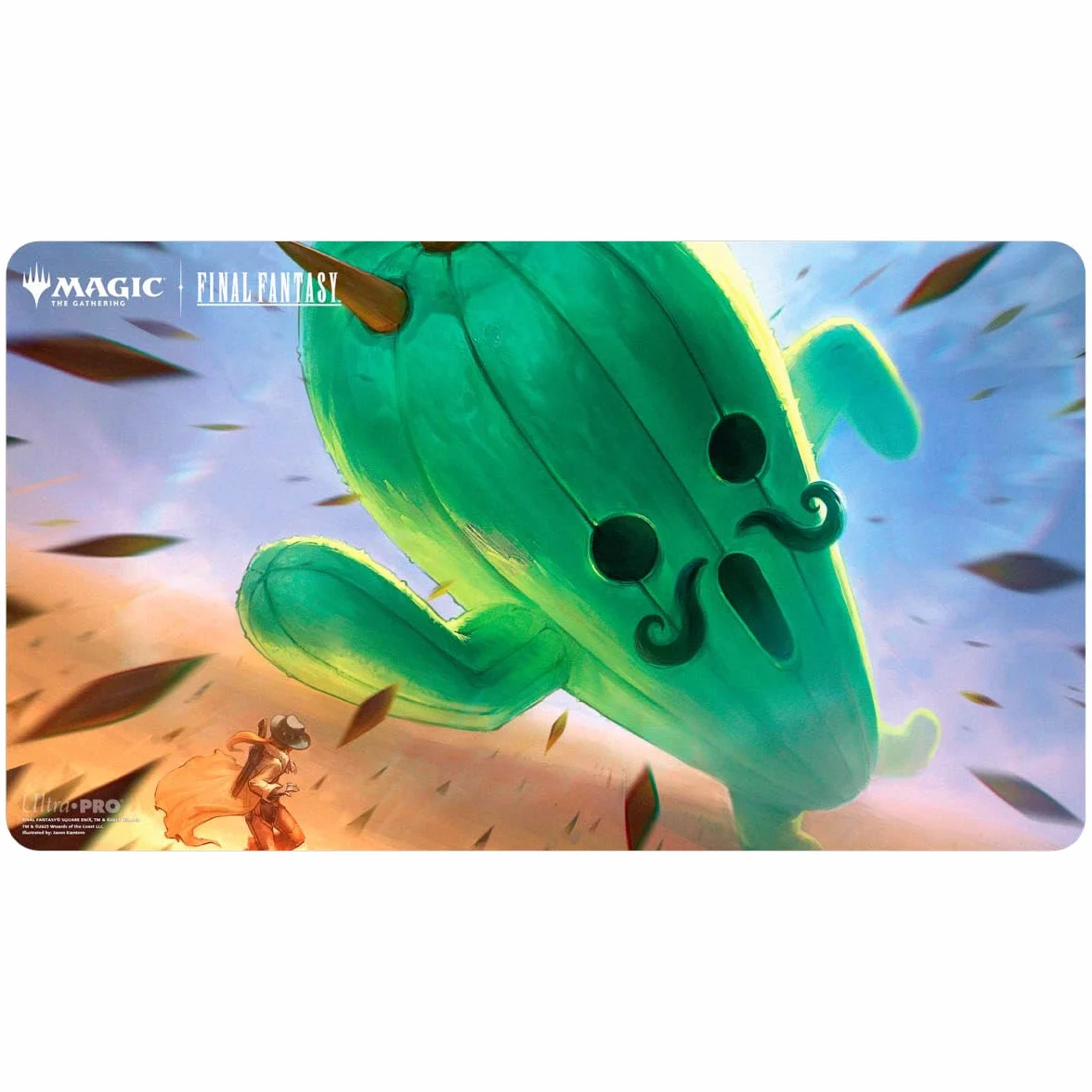 Ultra PRO - Final Fantasy x Universes Beyond Jumbo Cactuar Playmat for Magic: The Gathering | Card Game Playmat, Final Fantasy Collectibles, Desk Mat Mousepad
