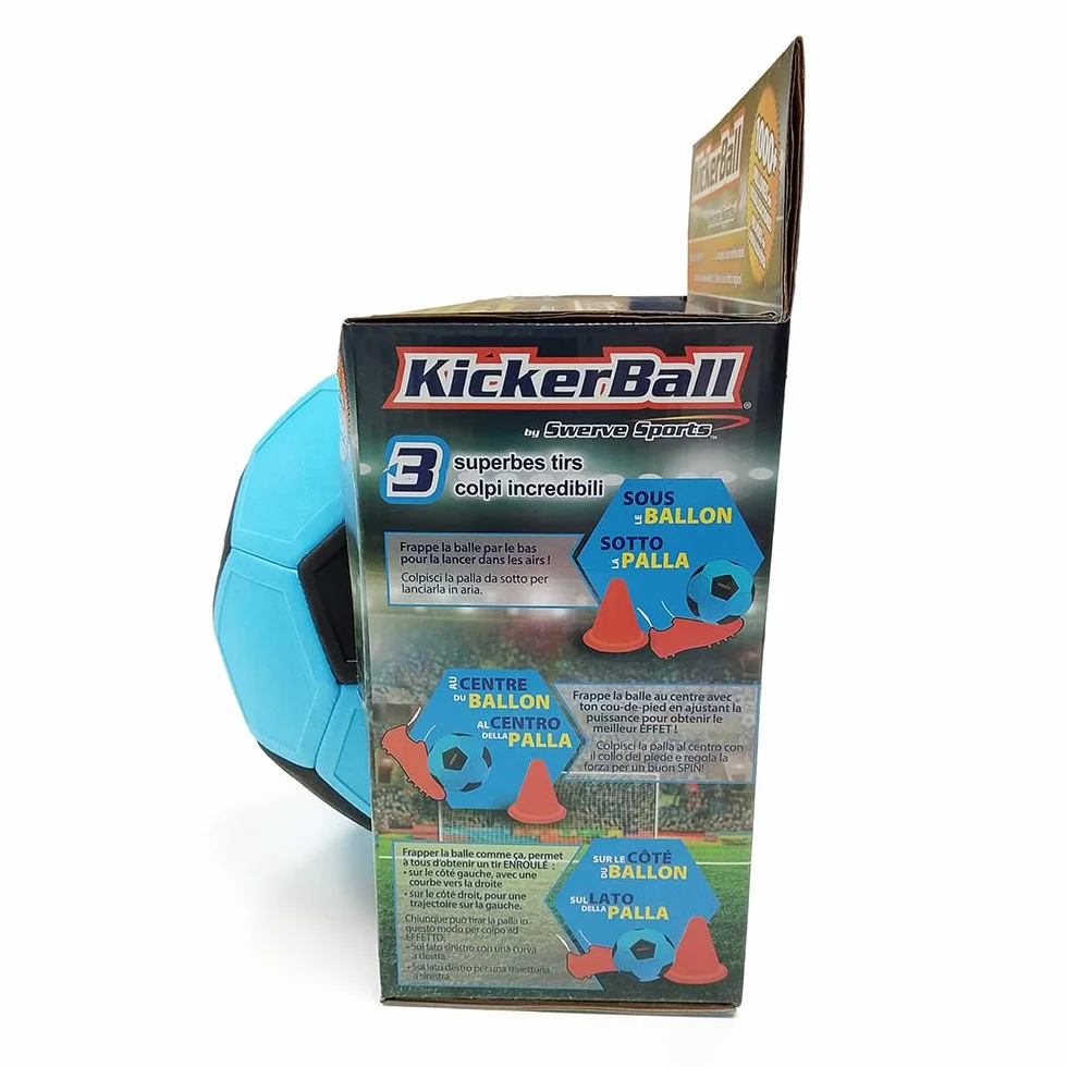 Kickerball el Balón con Efecto Que Marca una Trayectoria Curva